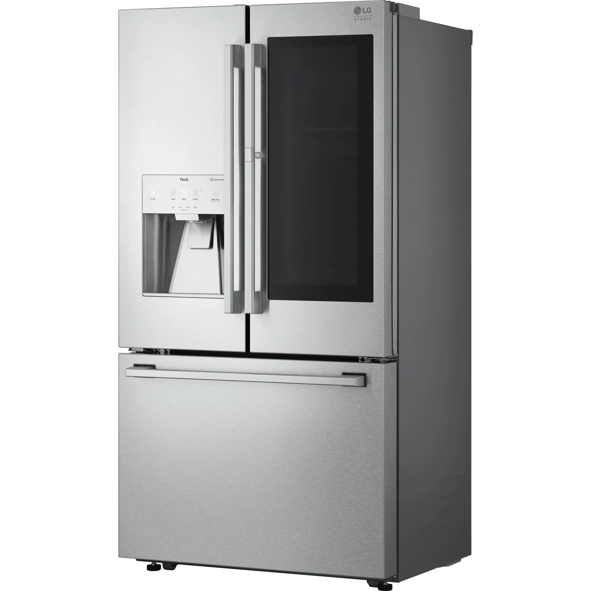 LG STUDIO French Door Fridge (SRFVC2416S) - Stainless Steel - Image 3