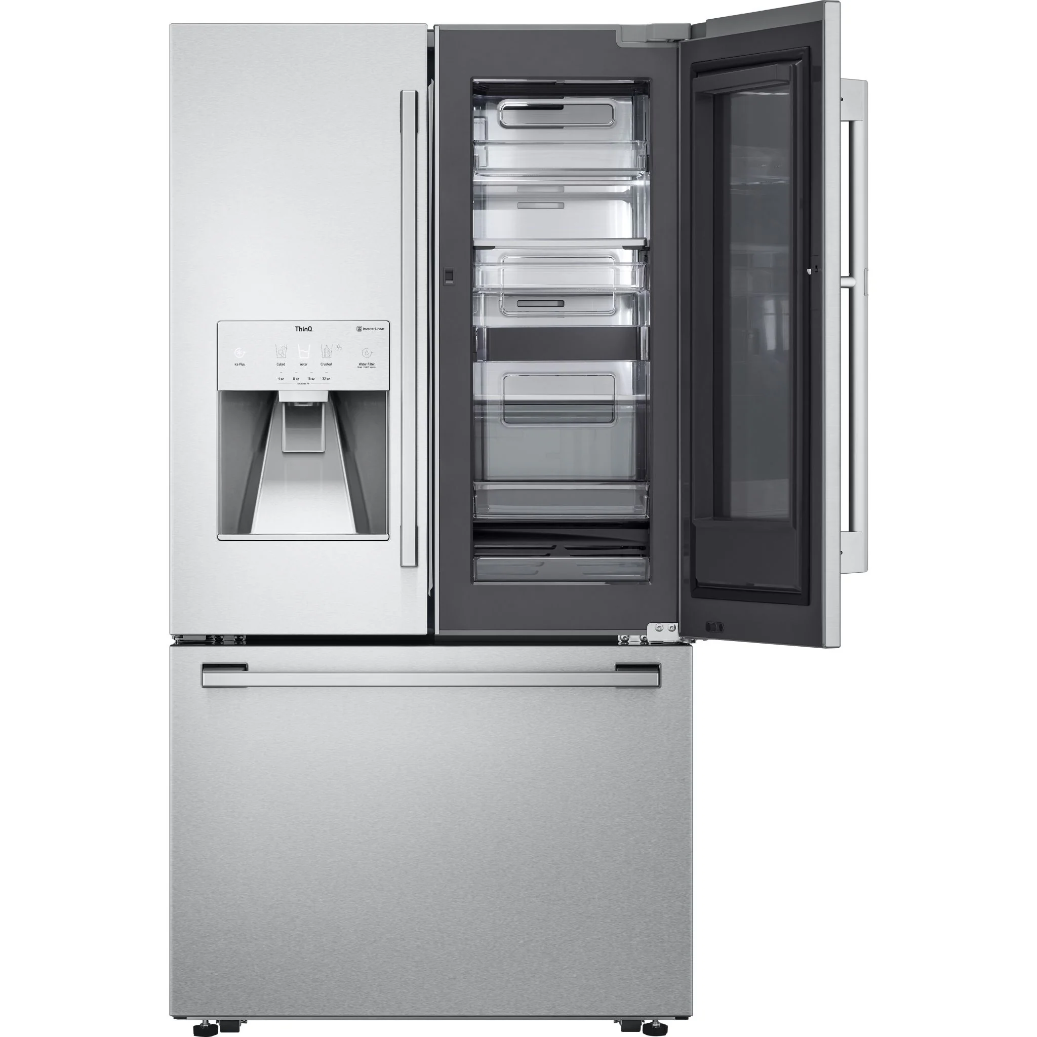 LG STUDIO French Door Fridge (SRFVC2416S) - Stainless Steel - Image 8