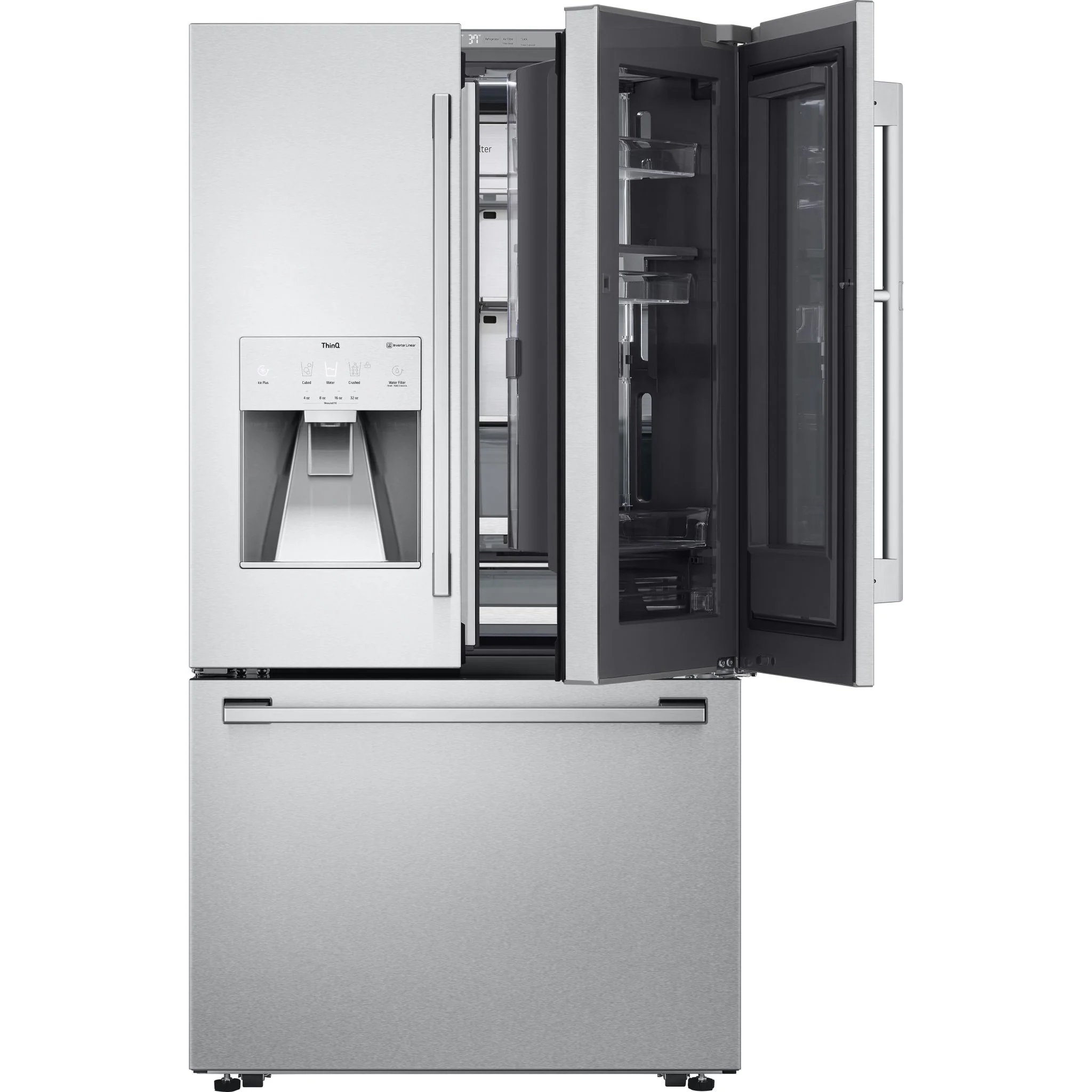 LG STUDIO French Door Fridge (SRFVC2416S) - Stainless Steel - Image 9