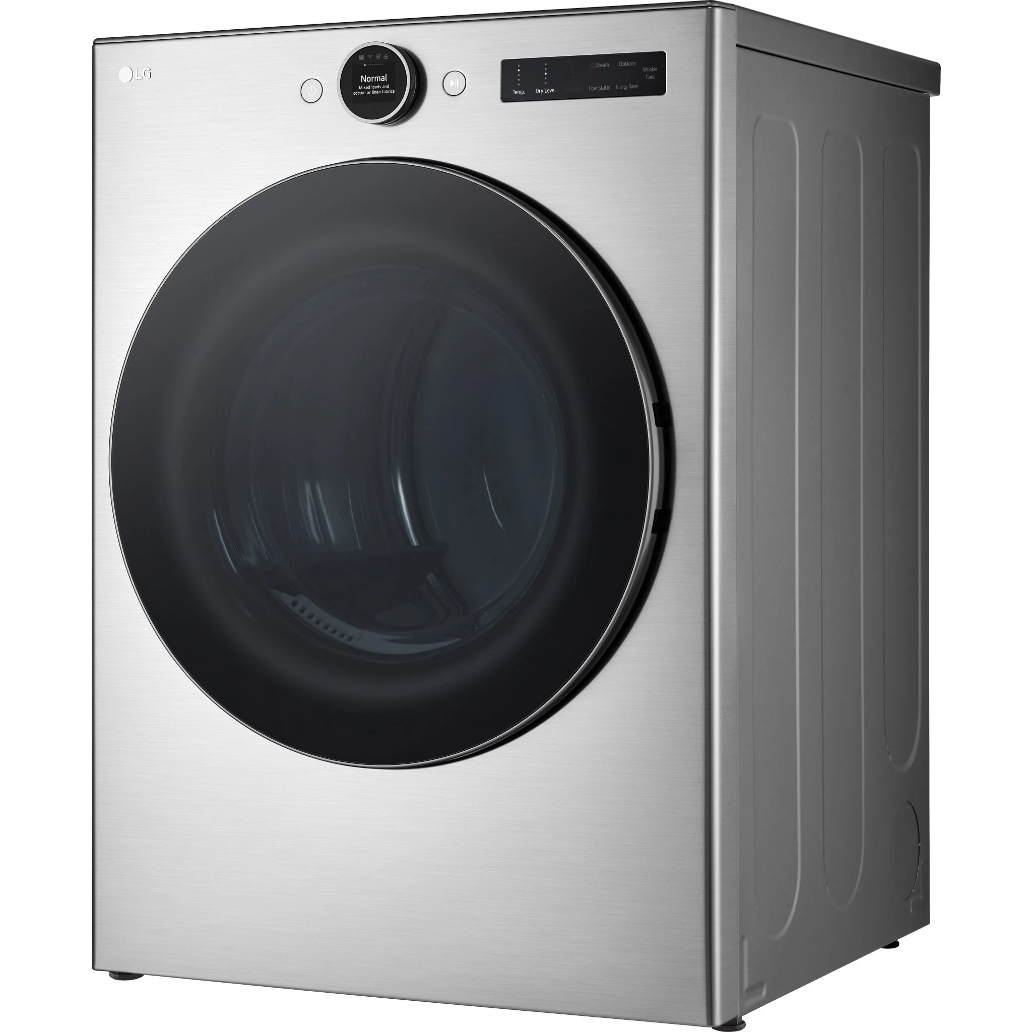 LG 7.4 cu. ft. Ultra Large Capacity Smart Front Load Electric ENERGY STAR® Dryer with Sensor Dry & Steam Technology - VCM (DLEX5500V) - Image 3