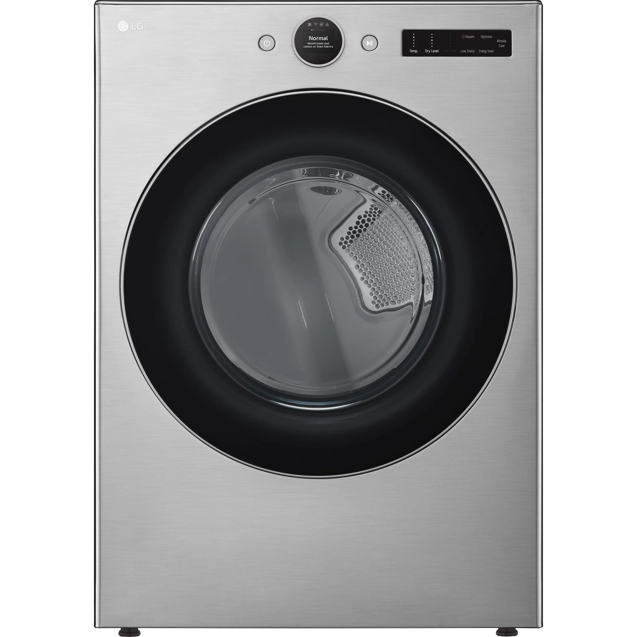 LG 7.4 cu. ft. Ultra Large Capacity Smart Front Load Gas Dryer with Sensor Dry & Steam Technology - VCM (DLGX5501V)