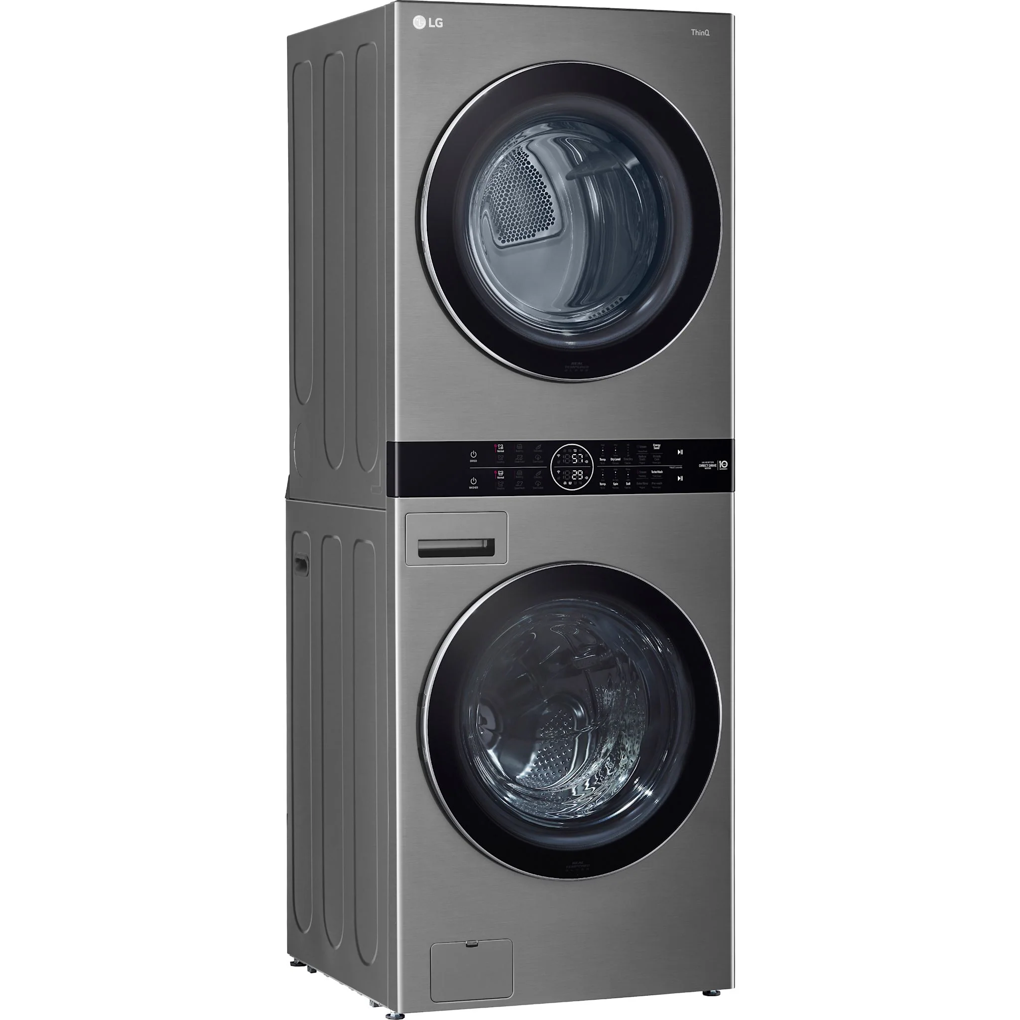 LG WashTower® with Centre Control™ 5.2 cu. ft. Washer and 7.4 cu. ft. Electric Dryer - Silver (WKEX200HVA.ASSEECI) - Image 14