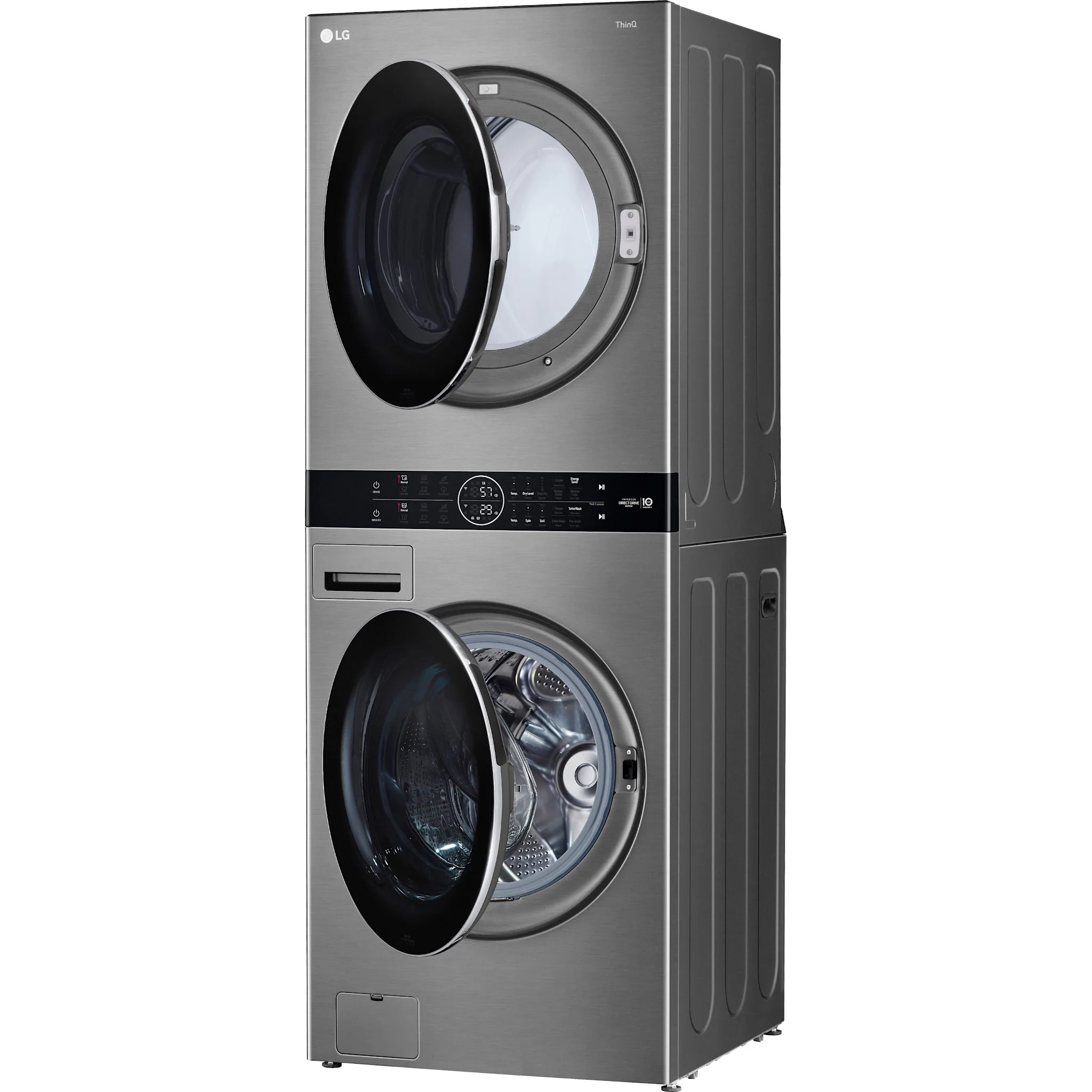 LG WashTower® with Centre Control™ 5.2 cu. ft. Washer and 7.4 cu. ft. Electric Dryer - Silver (WKEX200HVA.ASSEECI) - Image 15
