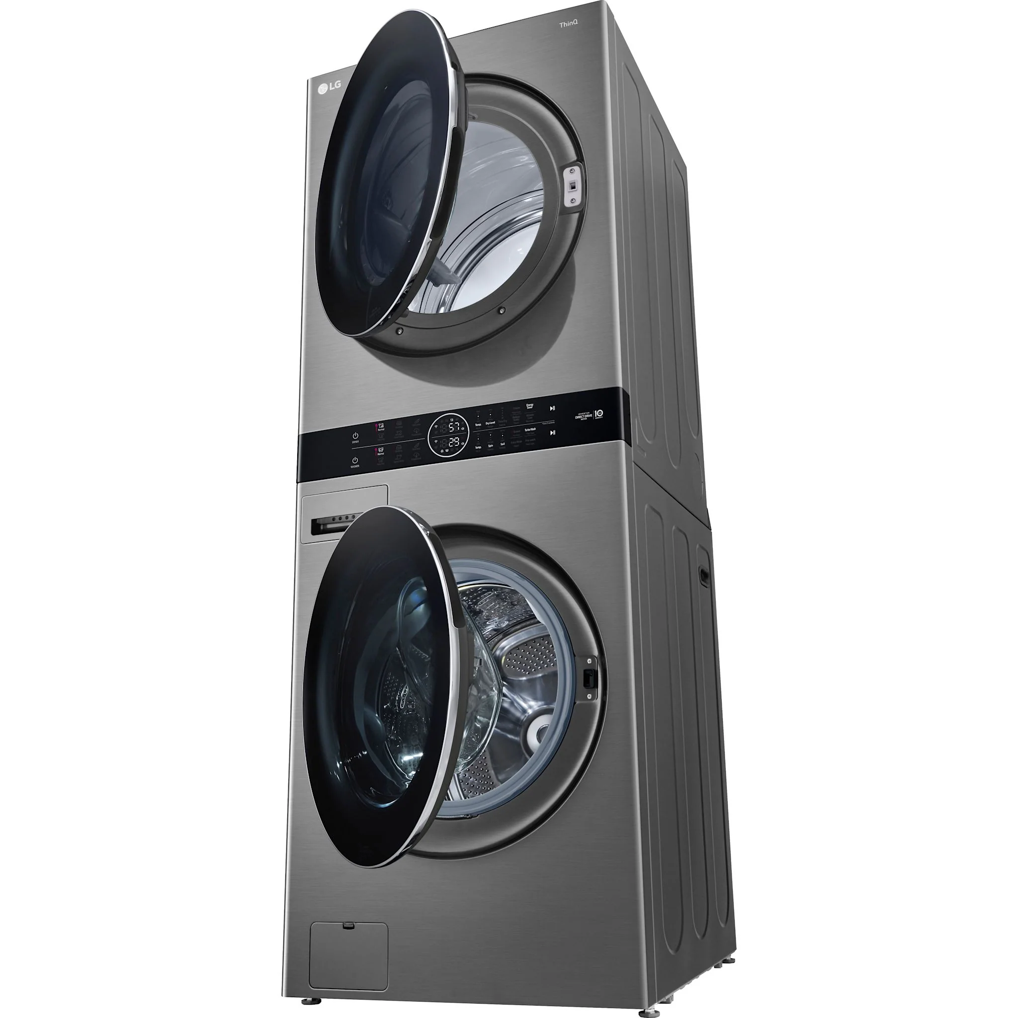 LG WashTower® with Centre Control™ 5.2 cu. ft. Washer and 7.4 cu. ft. Electric Dryer - Silver (WKEX200HVA.ASSEECI) - Image 20