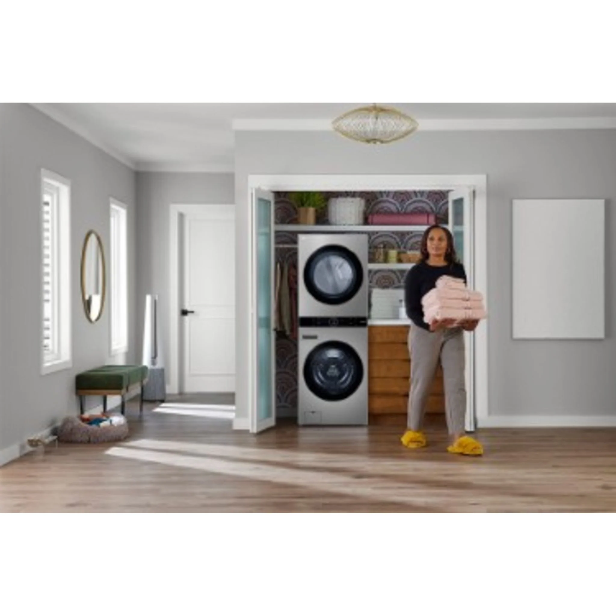 LG WashTower® with Centre Control™ 5.2 cu. ft. Washer and 7.4 cu. ft. Electric Dryer - Silver (WKEX200HVA.ASSEECI) - Image 26