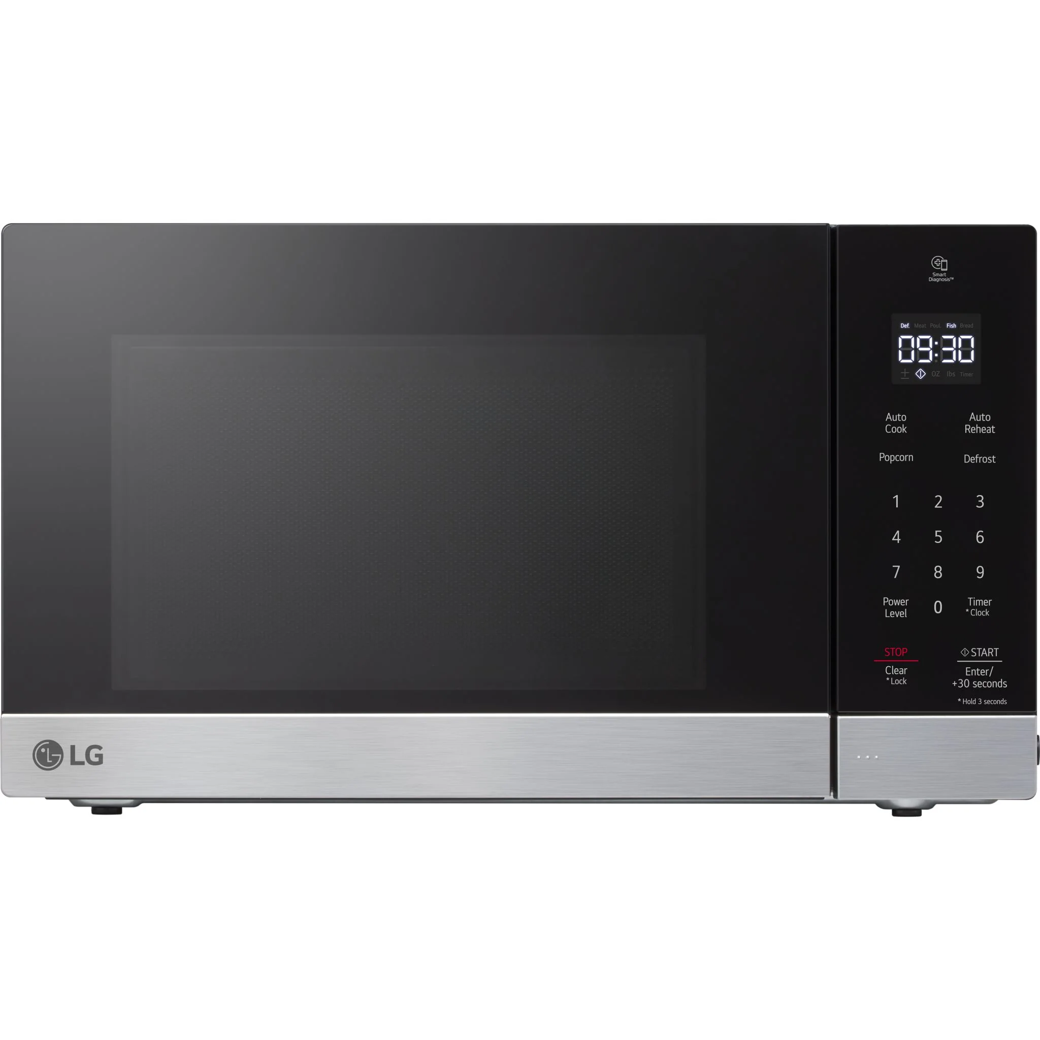 LG 0.9 cu. ft. NeoChef™ Countertop Microwave with Smart Inverter - Stainless (MSER0990S)