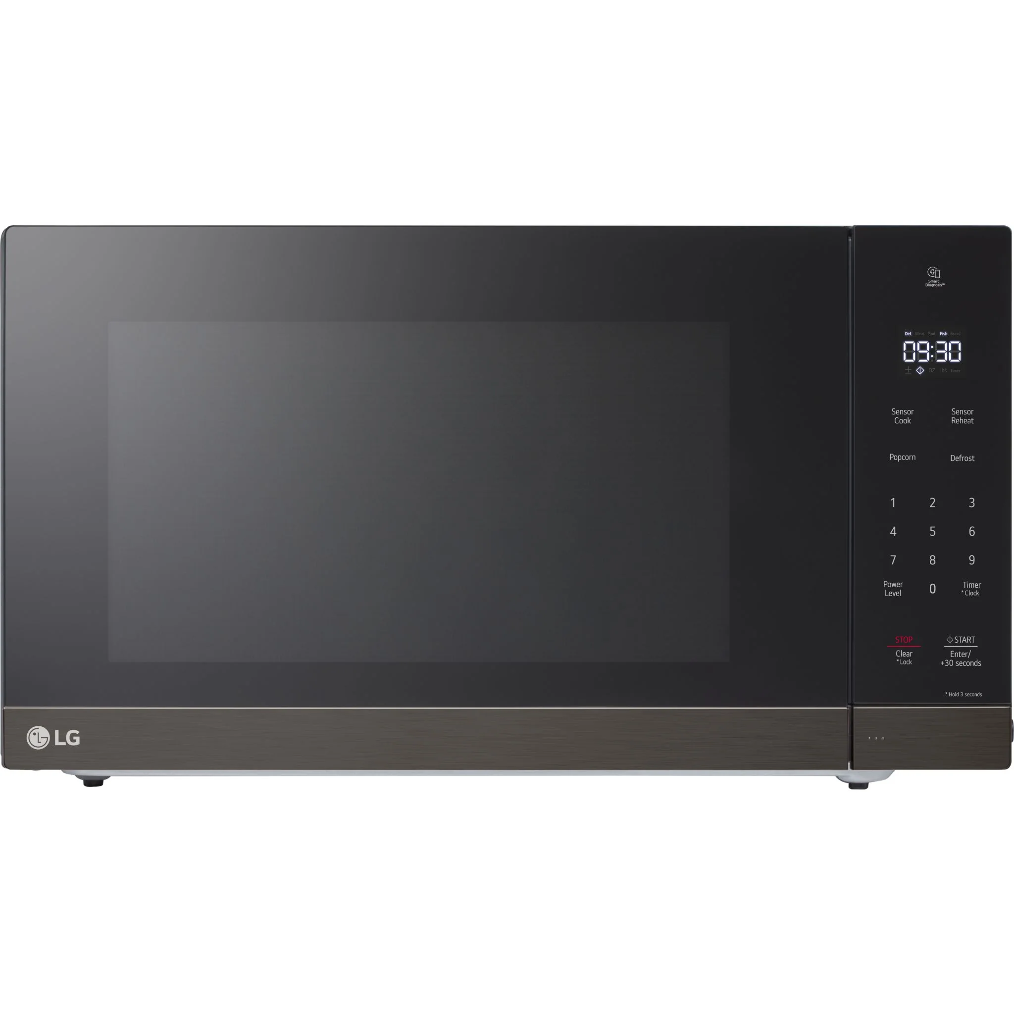 LG 2.0 cu. ft. NeoChef™ Countertop Microwave with Smart Inverter and Sensor Cooking - Black Stainless (MSER2090D)