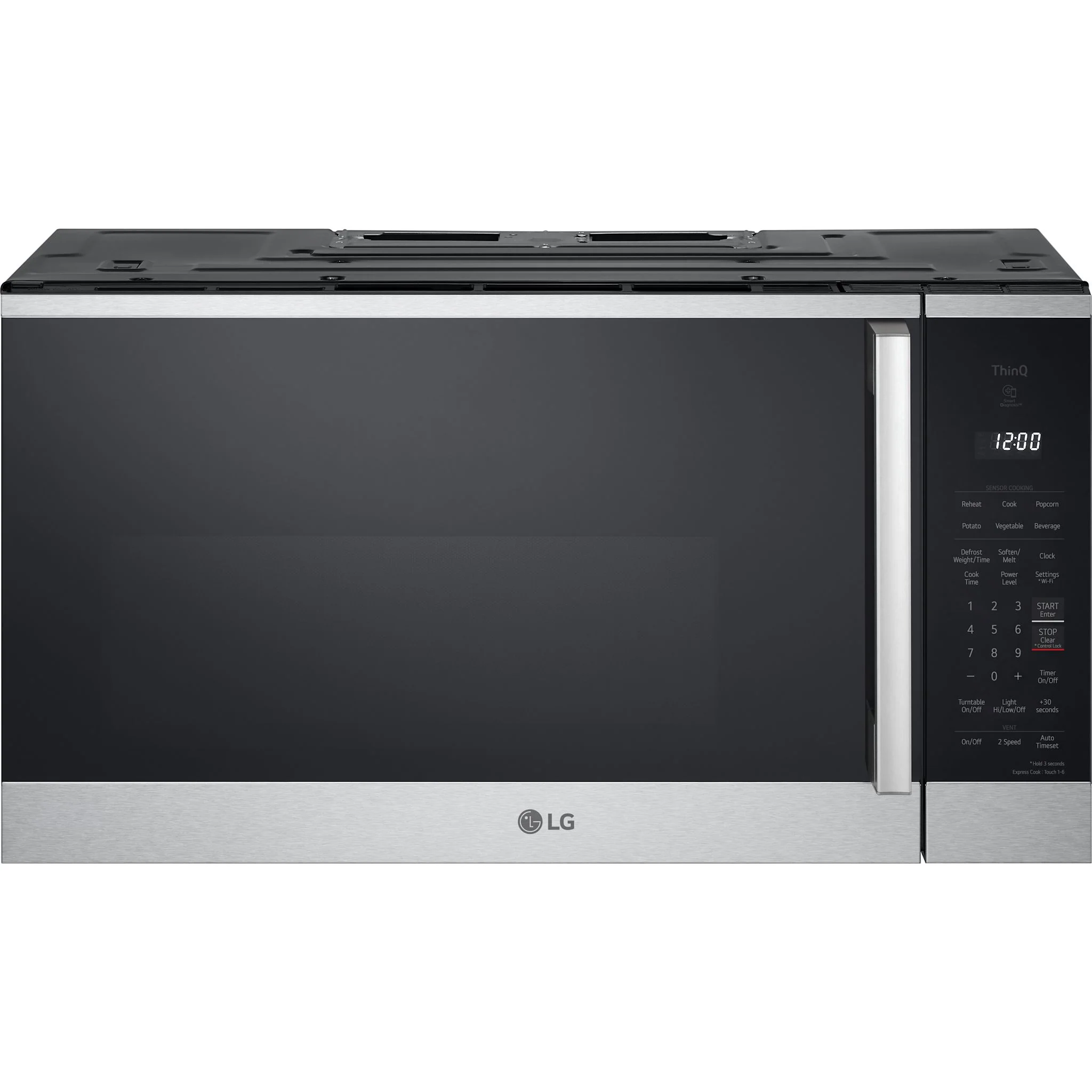 LG OTR Microwave (MVEM1825X) - stainless steel