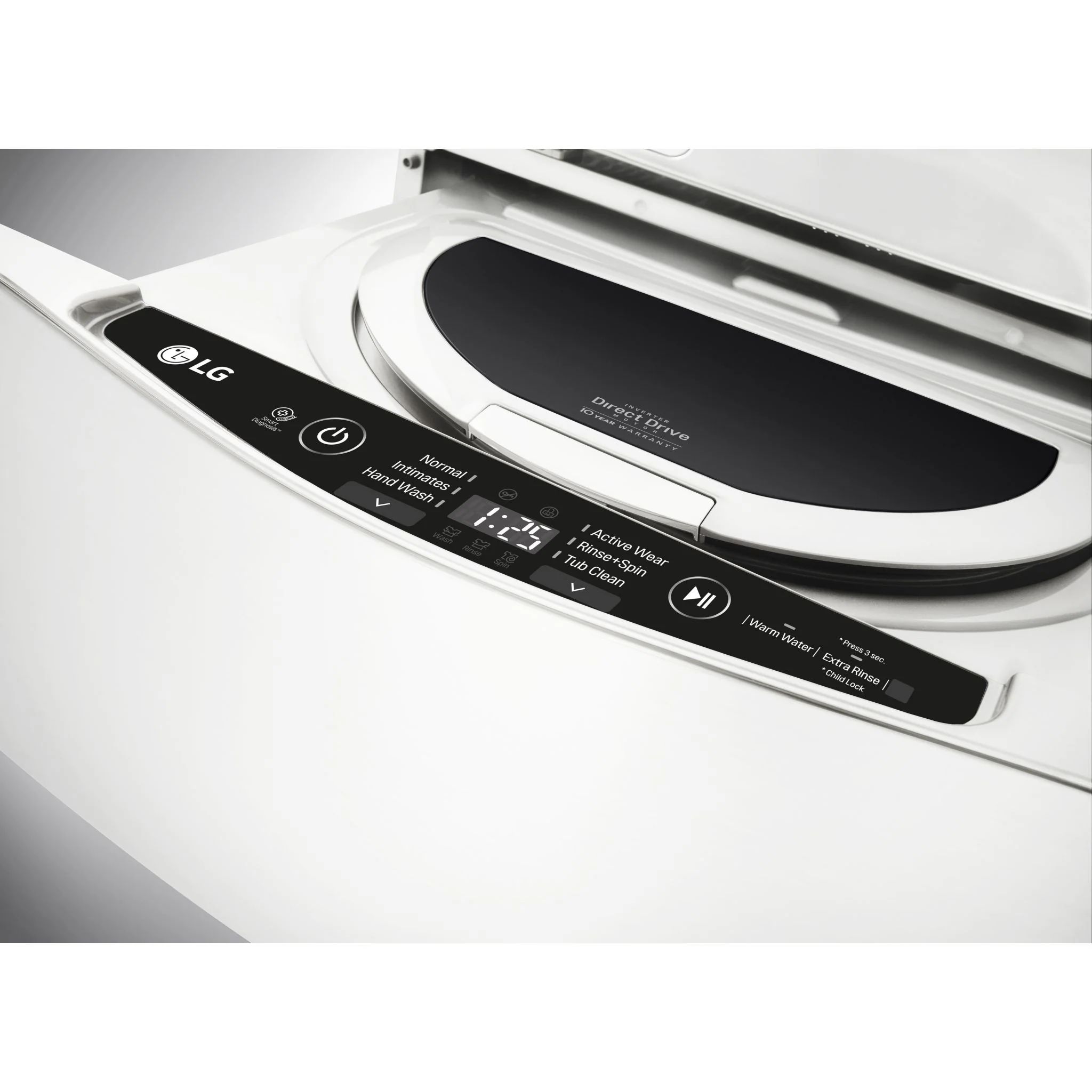 LG Pedestal Washer (WD100CW) - White - Image 8