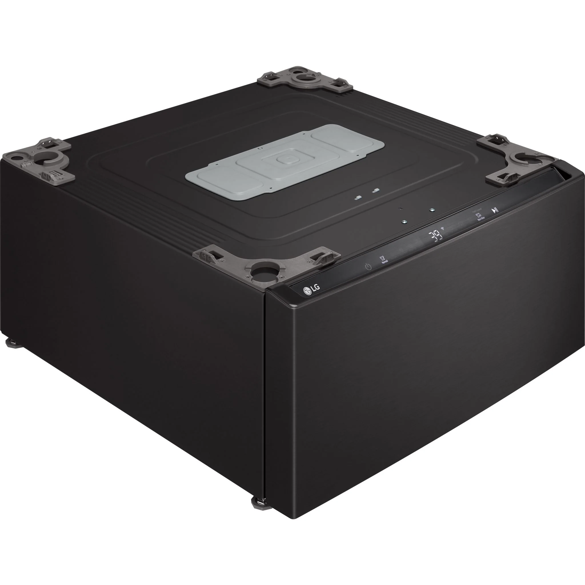 LG 27'' SideKick™ Pedestal Washer - Black Steel (WD300CB)