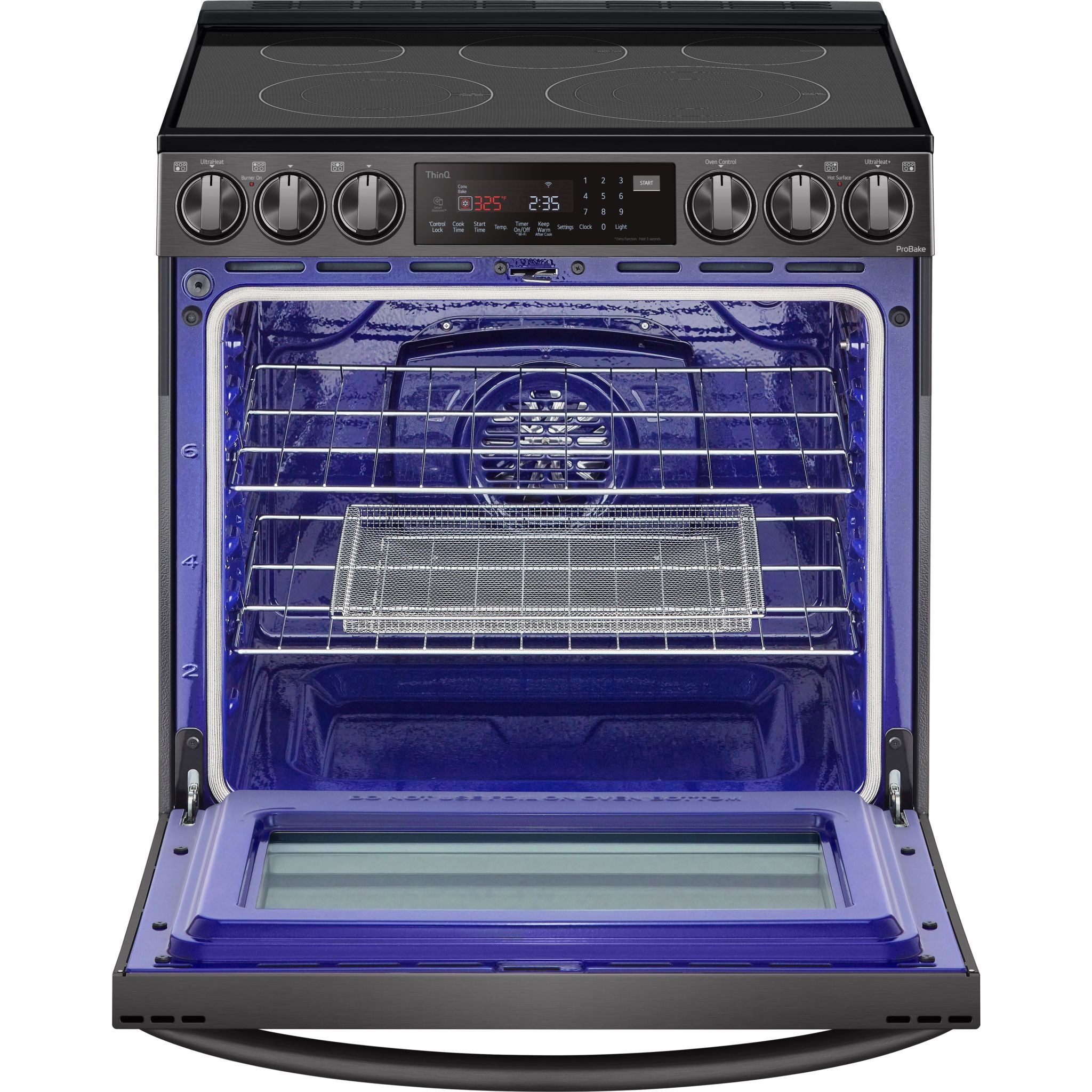 LG Slide-In Range (LSEL6337D) - Black Stainless - Image 2