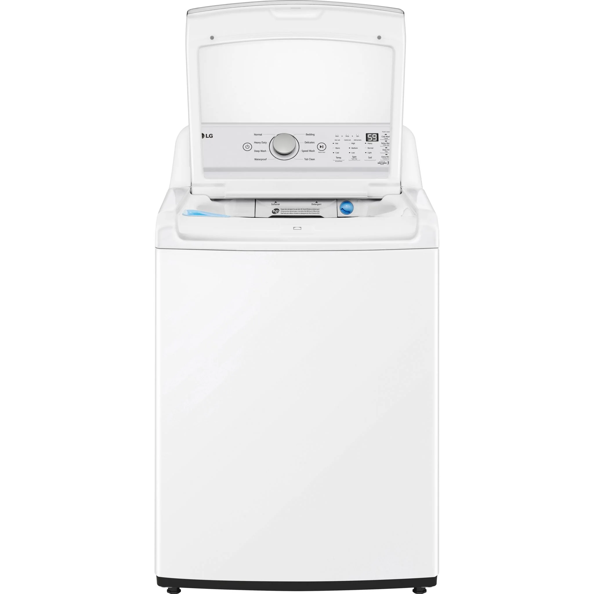 LG 5.6 cu. ft. Capacity Top Load Washer - White (WT7155CW) - Image 3