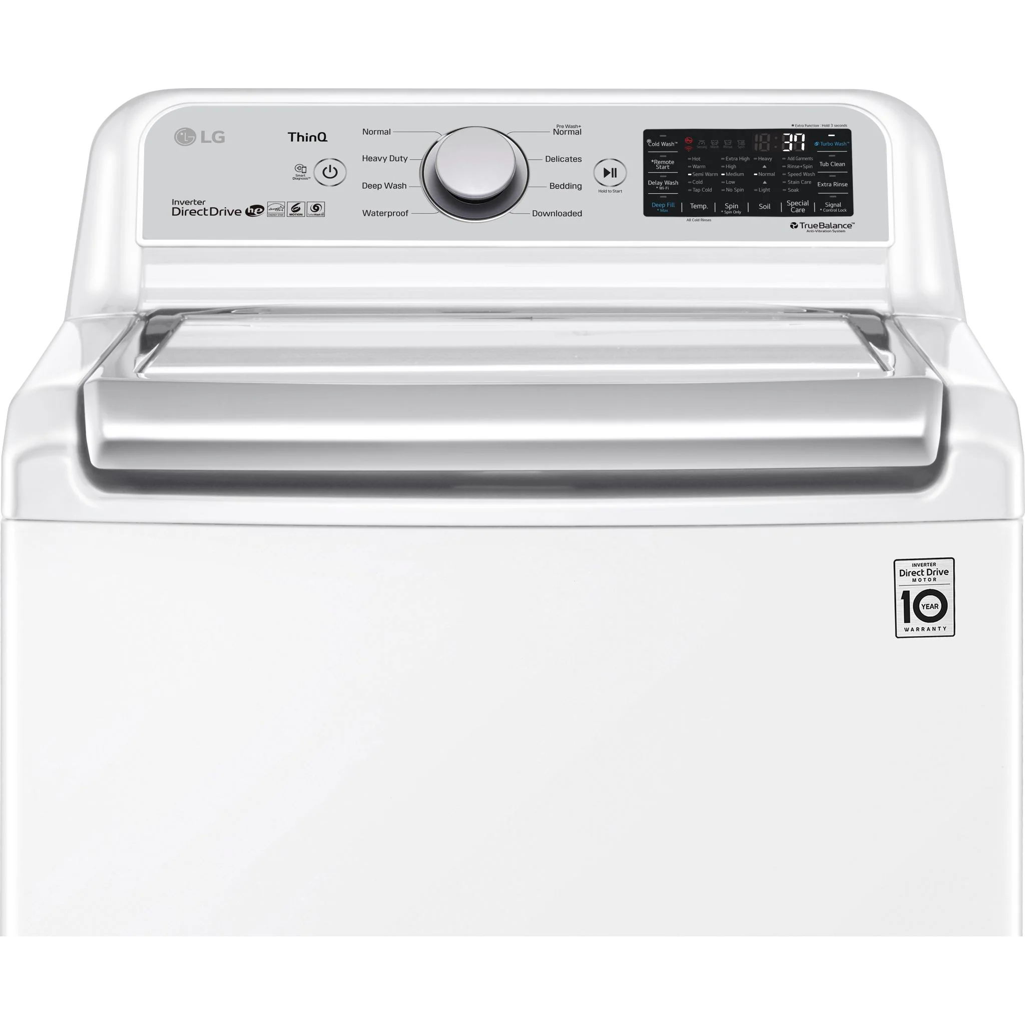 LG Top Load Washer (WT7305CW) - White - Image 7