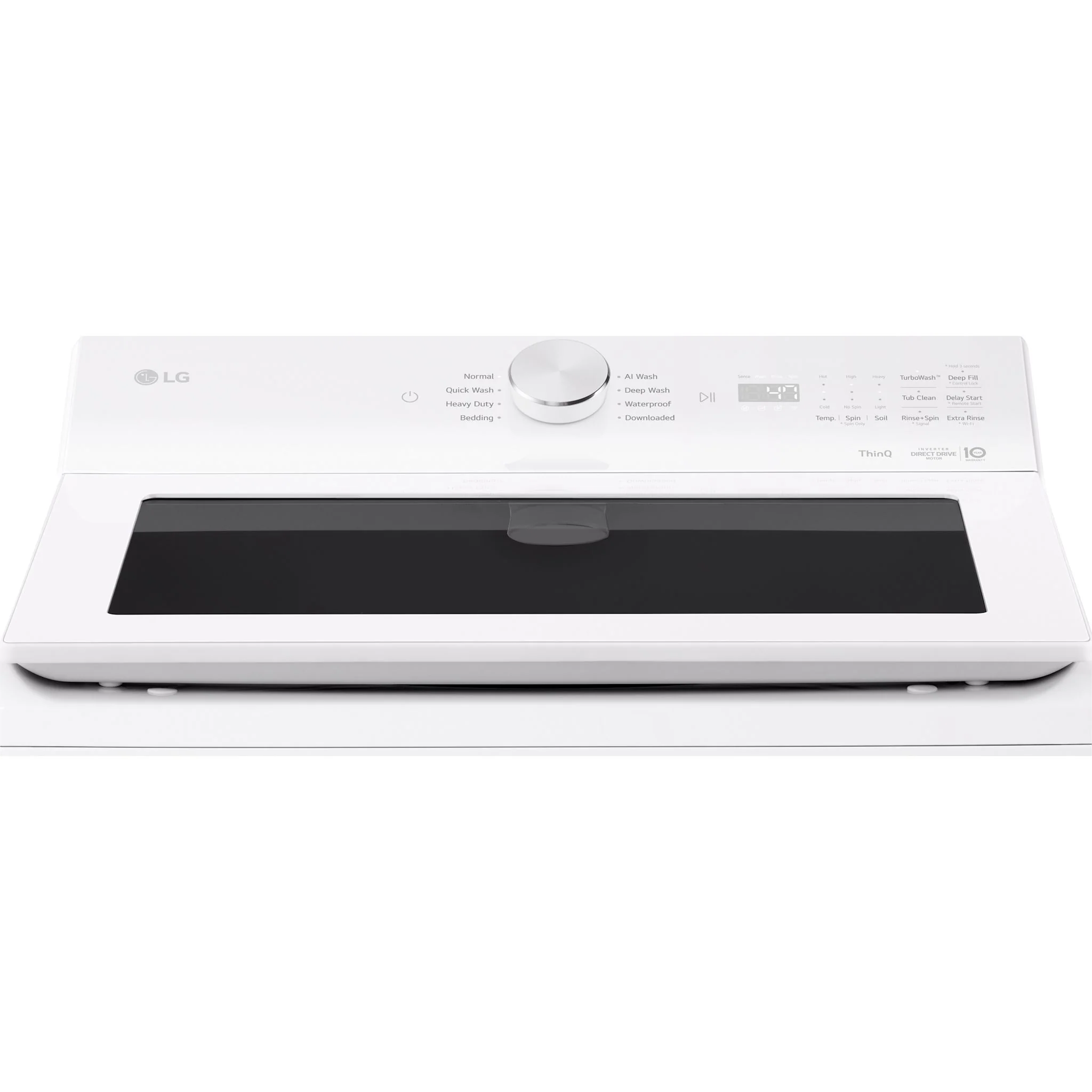 LG 5.8 cu.ft Large Capacity Top Load Washer with EasyUnload™ - White (WT8200CW) - Image 9