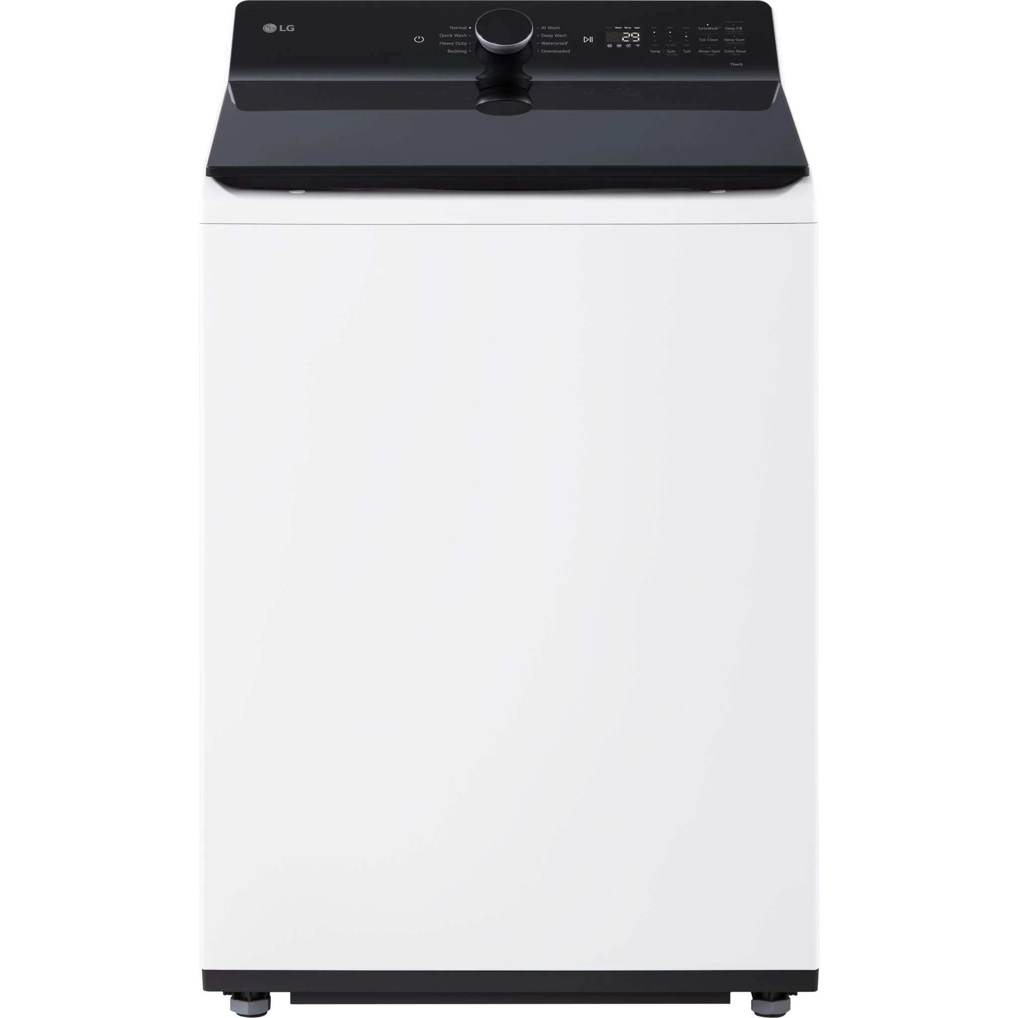 LG 6.3 cu.ft Mega Capacity with EasyUnload™ - Alpine White (WT8400CW)