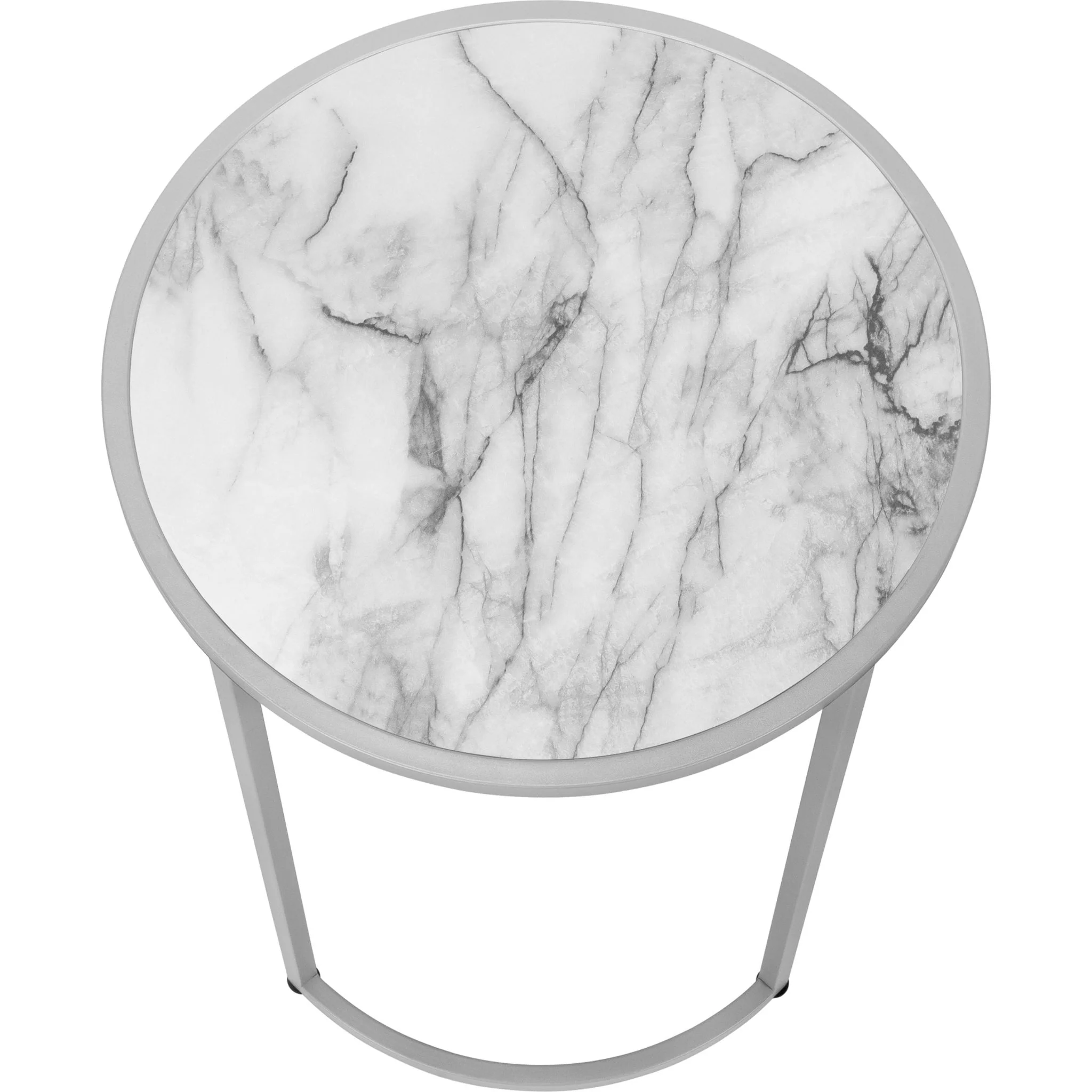 Lia Accent Table - White - Image 5