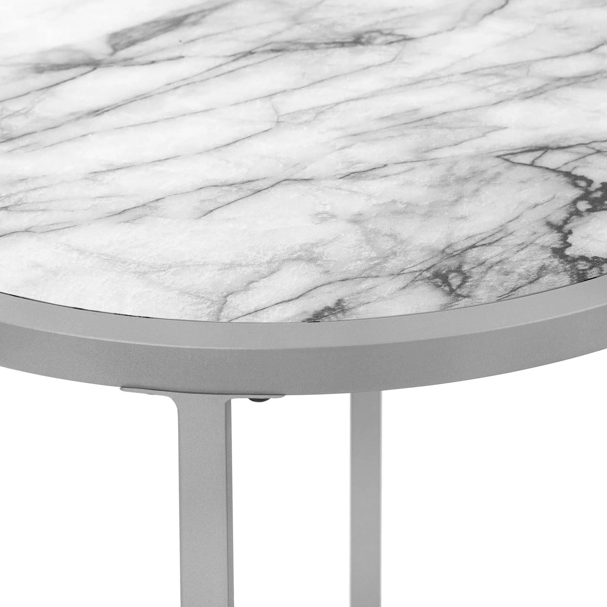 Lia Accent Table - White - Image 6
