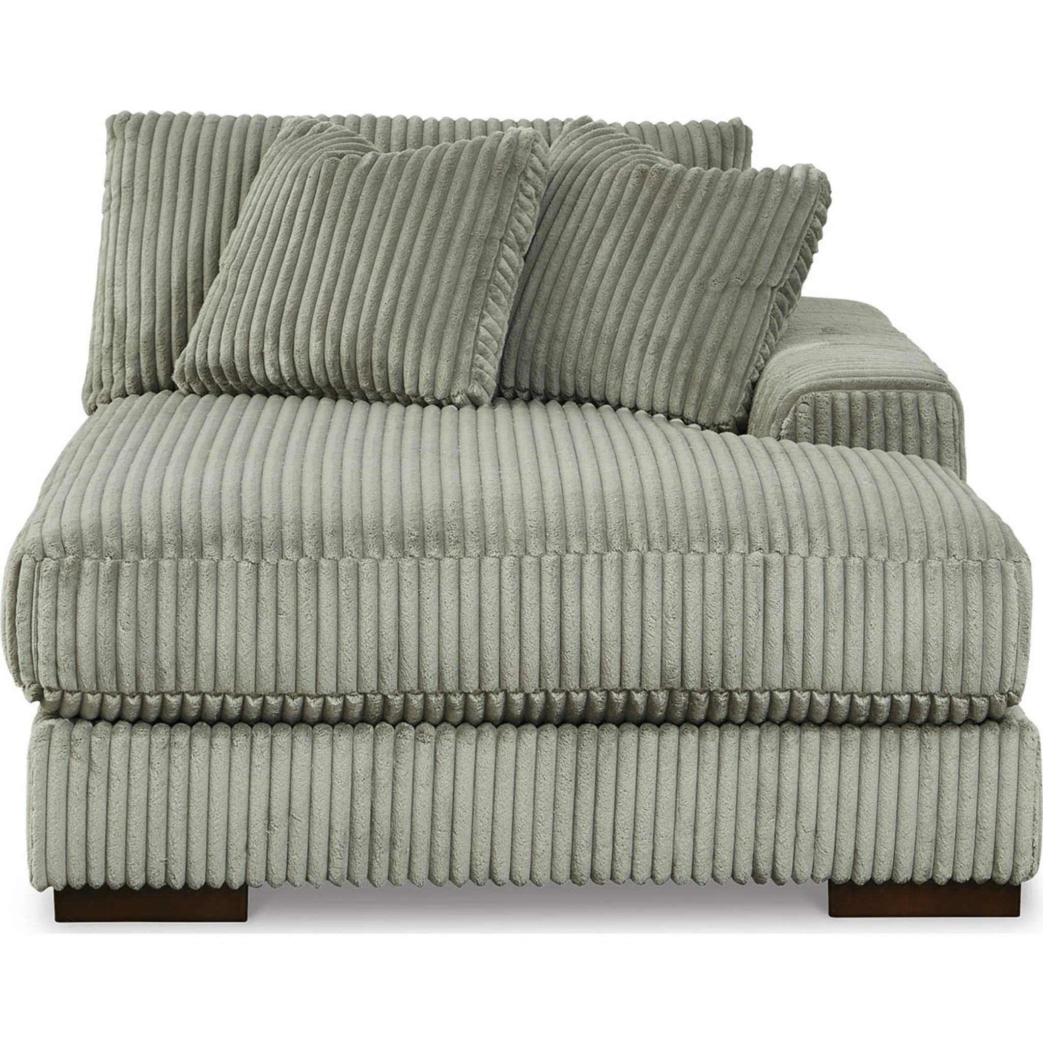 Lindyn 3 Piece Sectional with Chaise - Fog - Image 12
