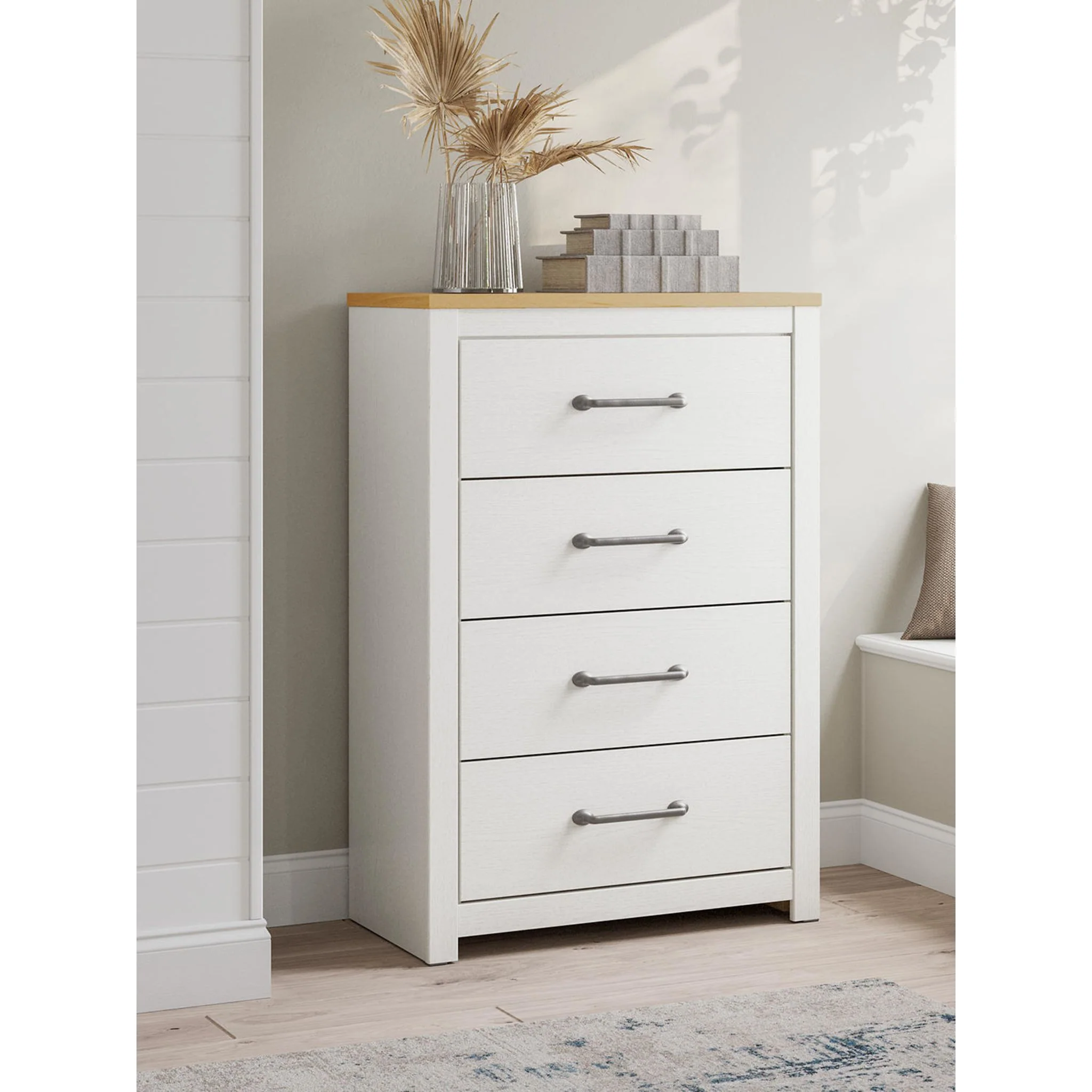 Linnocreek Chest - White/Warm Brown - Image 23