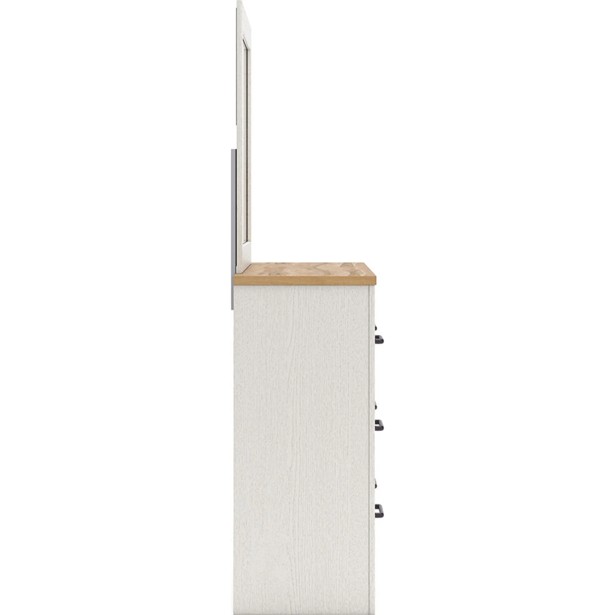 Linnocreek Dresser and Mirror - White/Warm Brown - Image 9