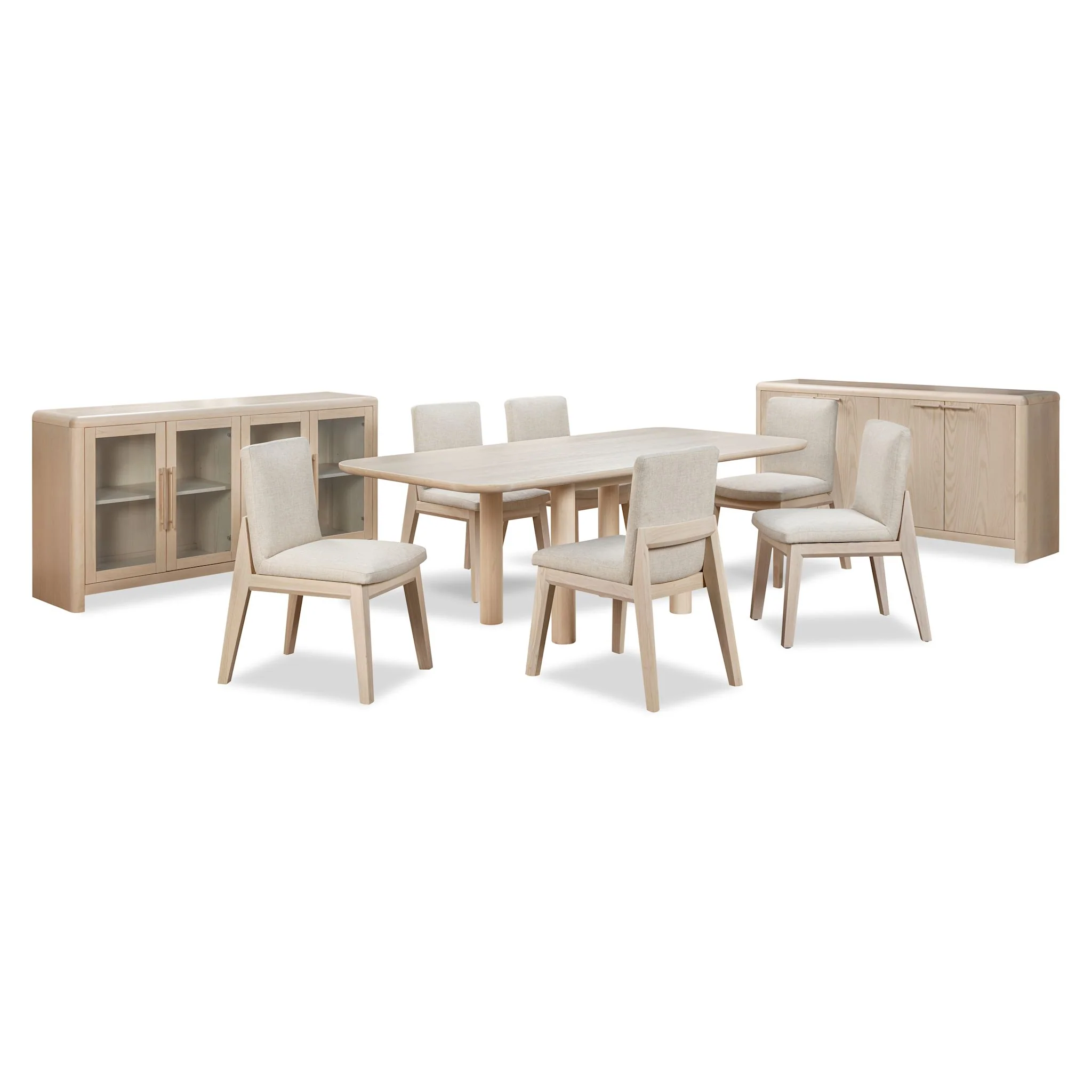 Liv Dining Table - White Sand - (QHTP60) - Image 3