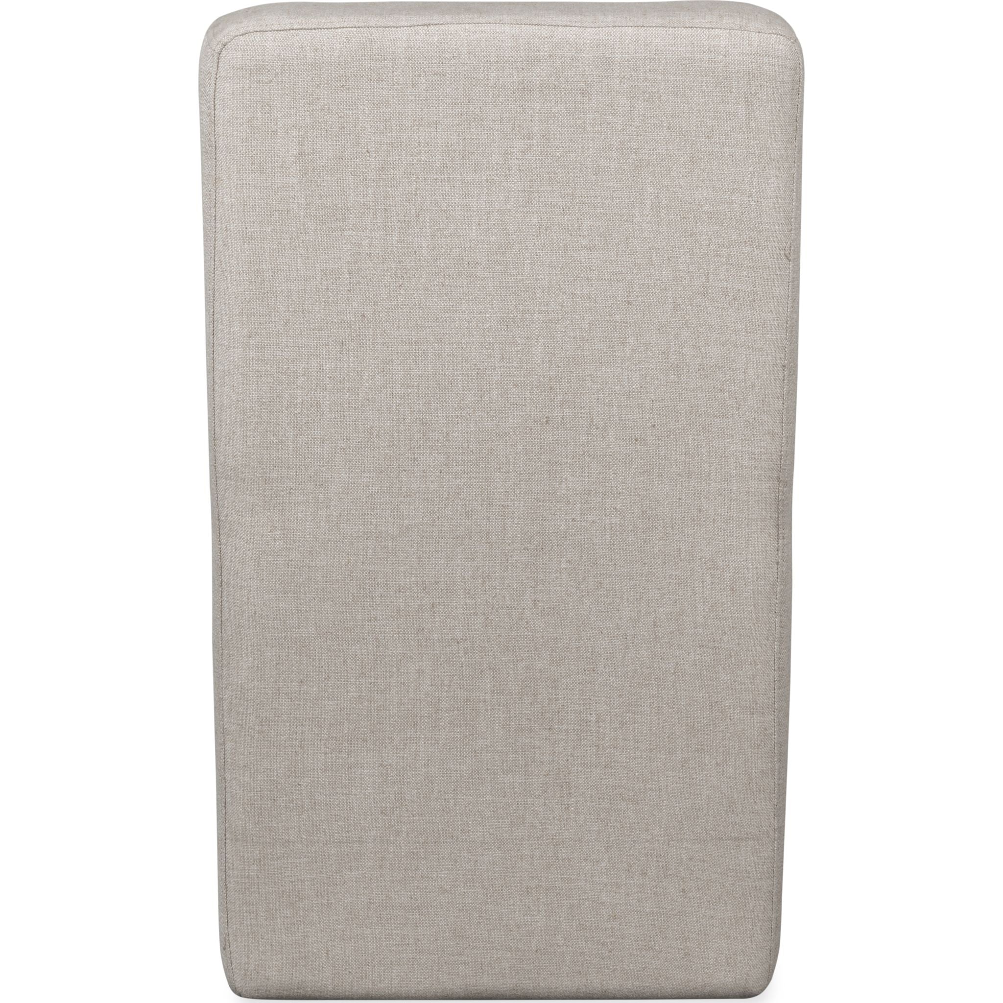 Liv Upholstered Side Chair - Natural Linen - (QHTP64A) - Image 4