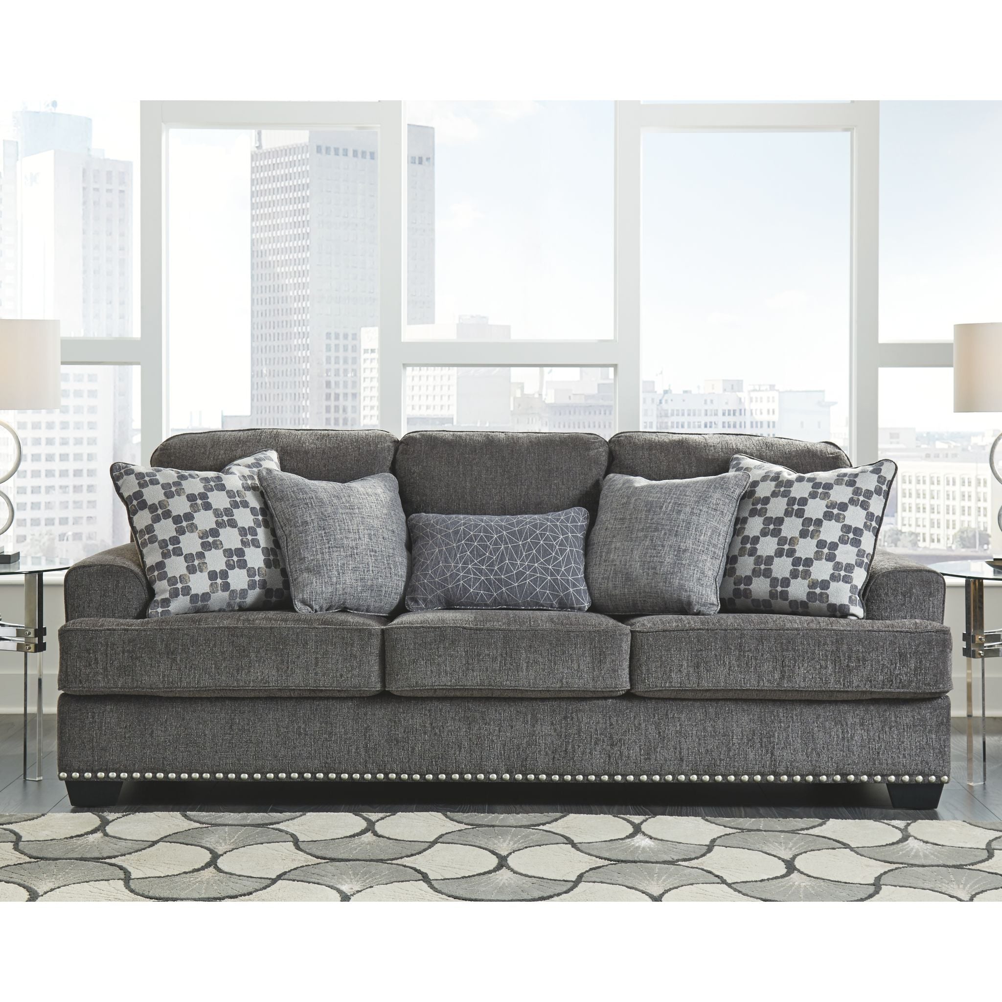 Locklin Sofa - Carbon - Image 2