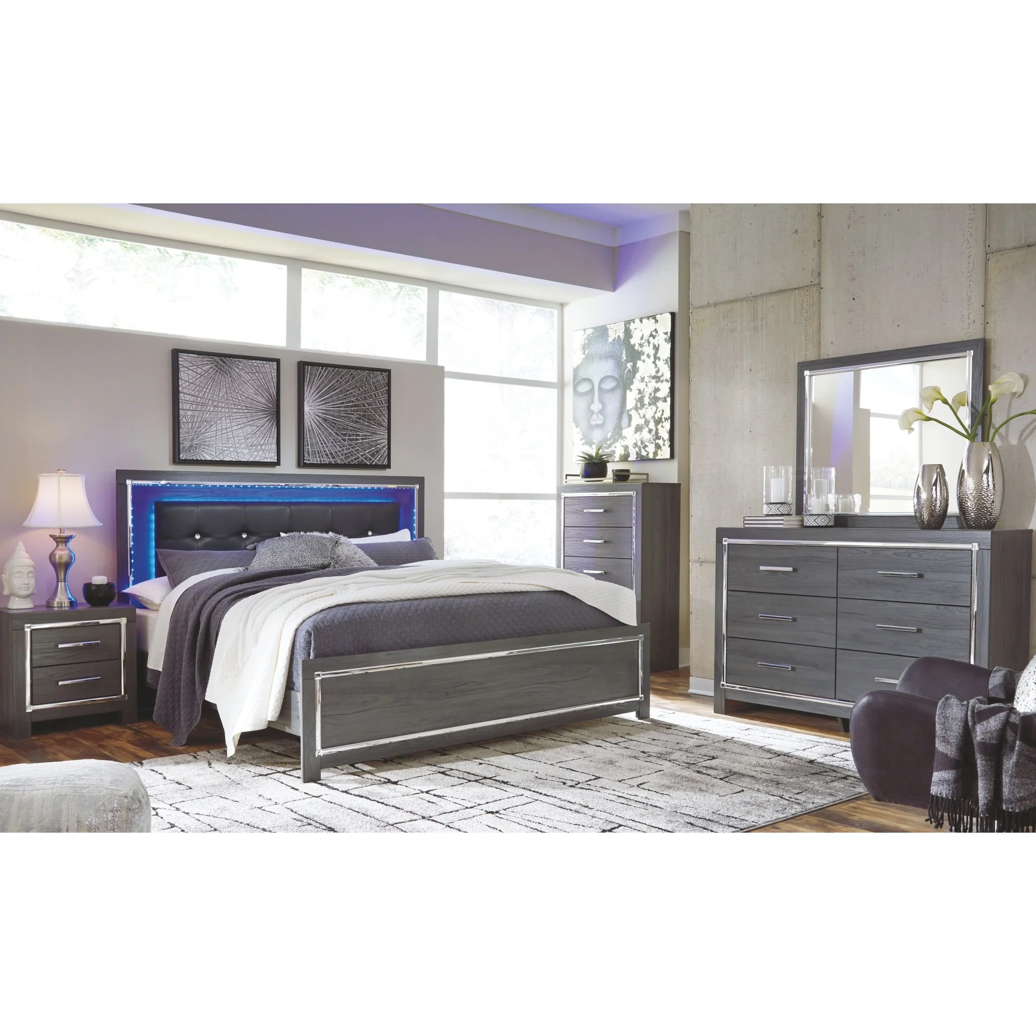 Lodanna Dresser - Gray - Image 12