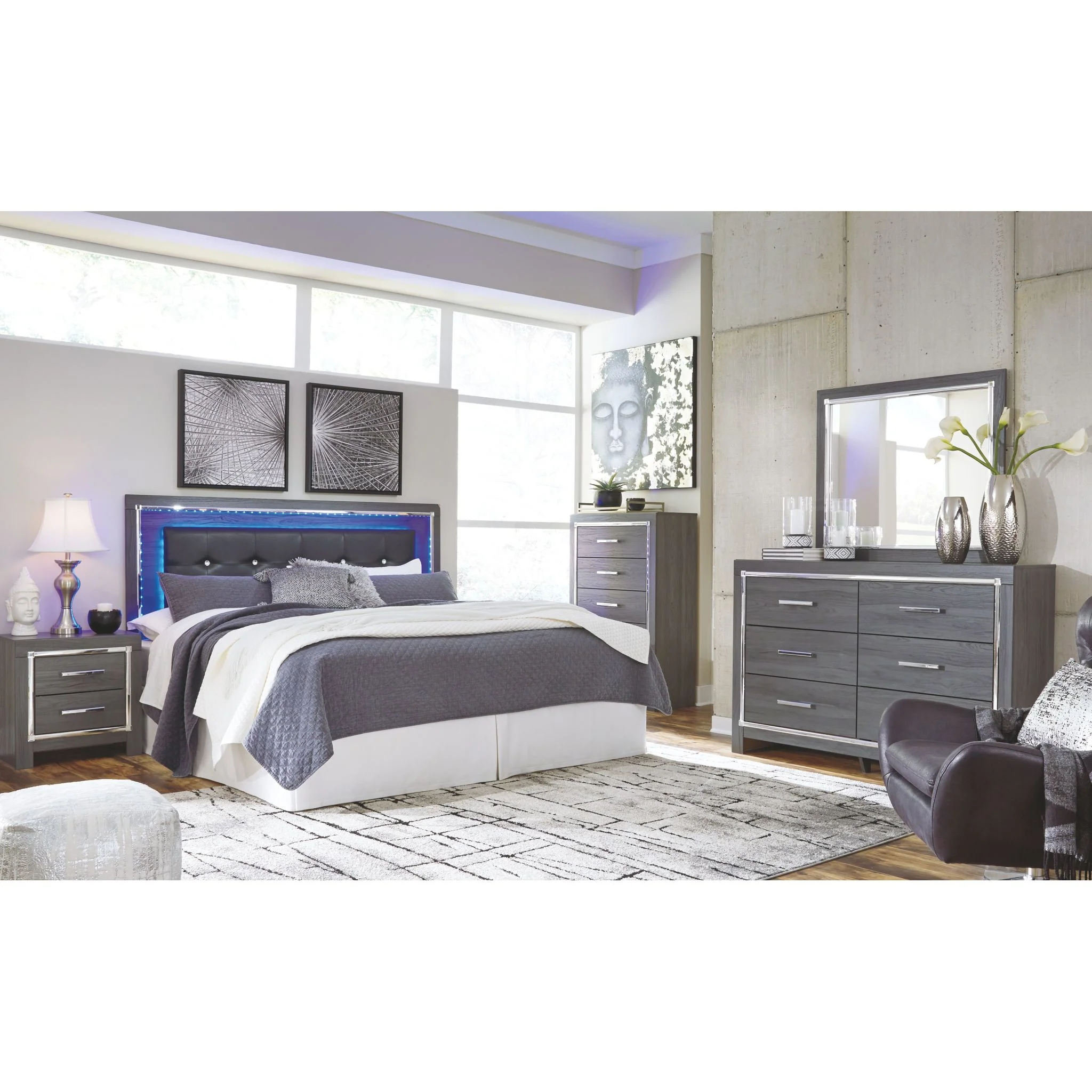 Lodanna Dresser - Gray - Image 16