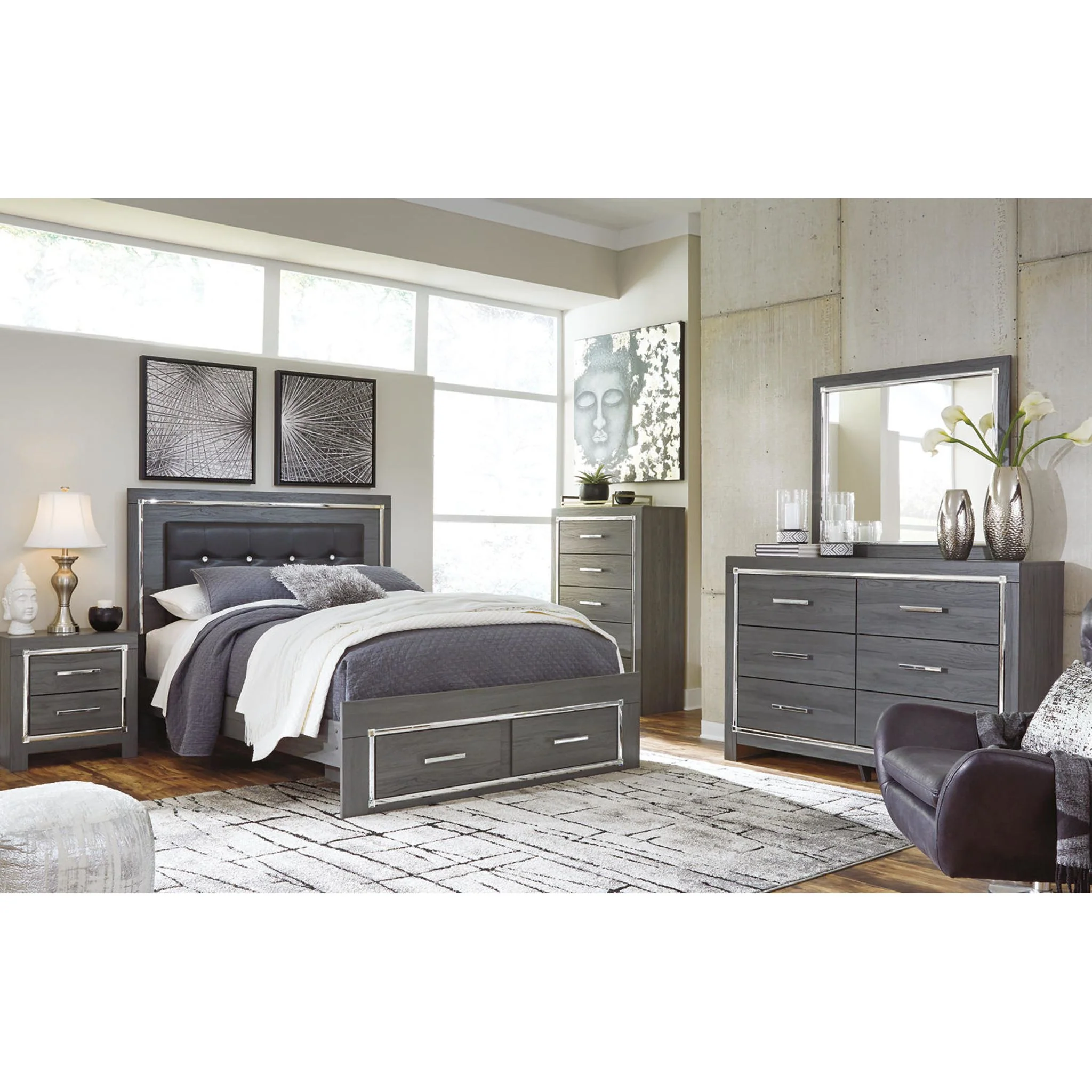 Lodanna Dresser - Gray - Image 22
