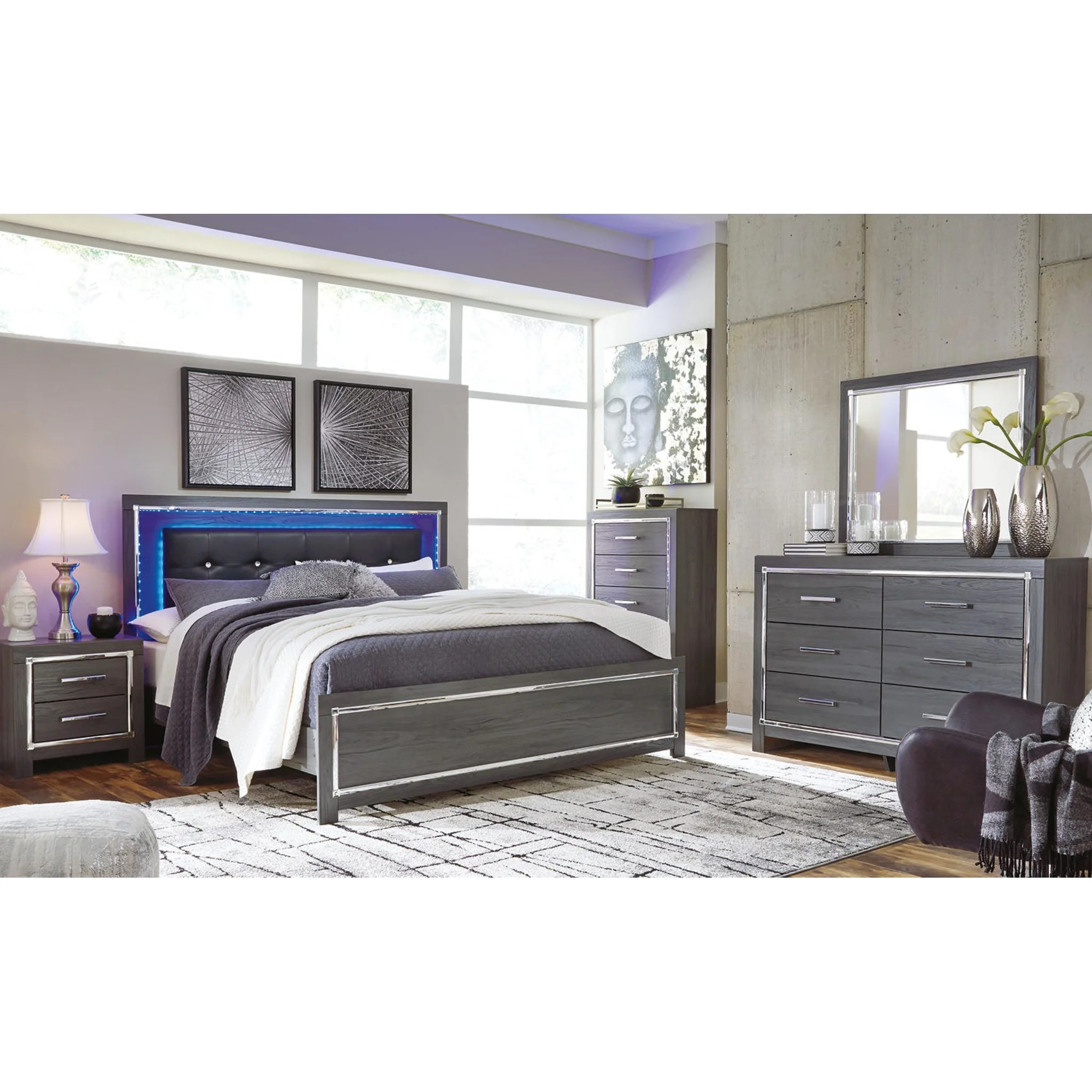 Lodanna Dresser - Gray - Image 27