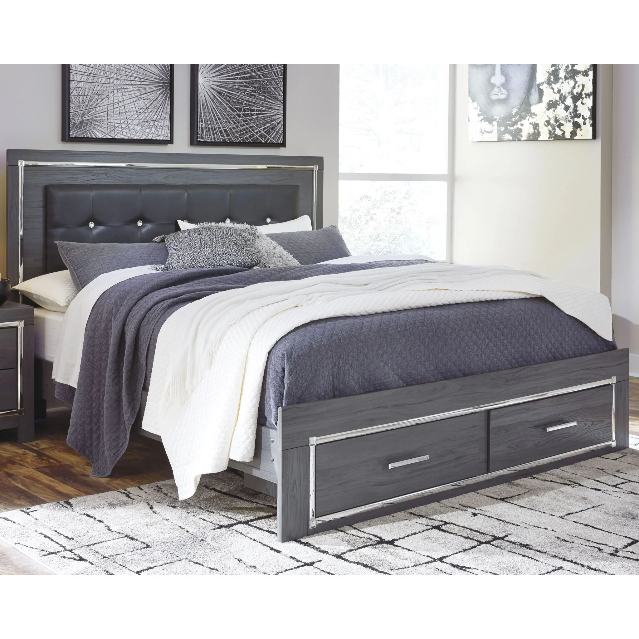 Lodanna Storage Panel Bed - Gray - Image 21