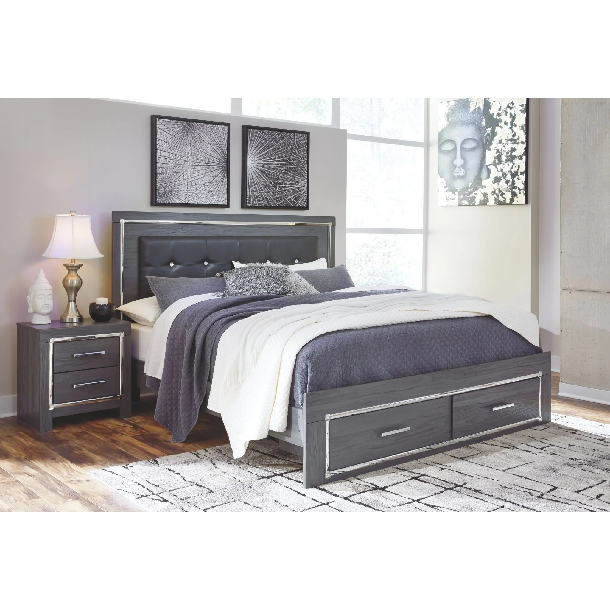 Lodanna Storage Panel Bed - Gray - Image 28