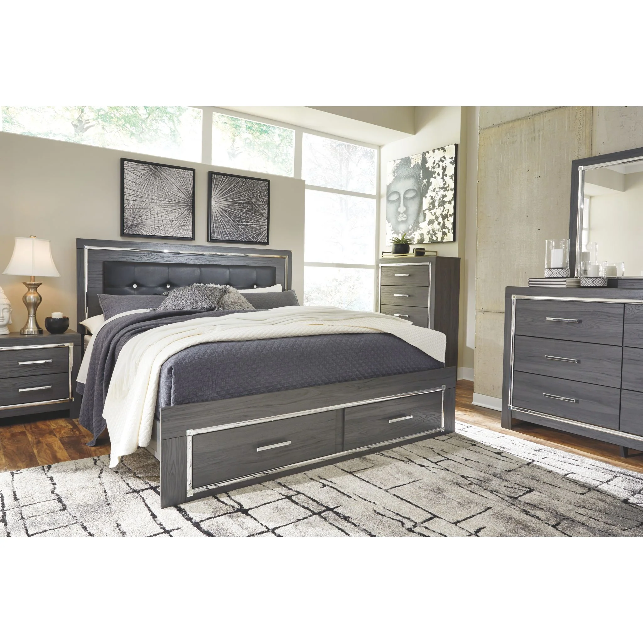 Lodanna Storage Panel Bed - Gray - Image 29