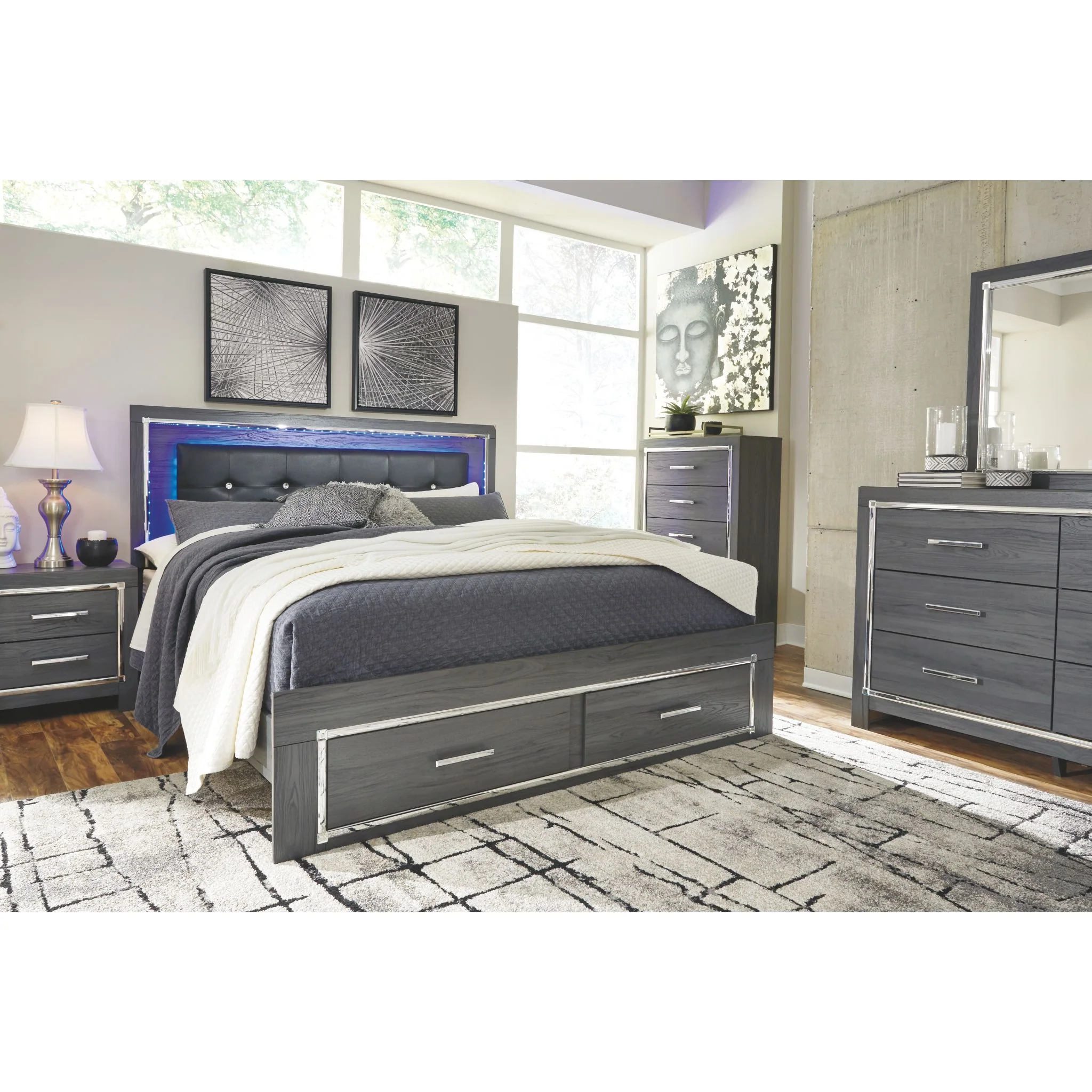 Lodanna Storage Panel Bed - Gray - Image 31