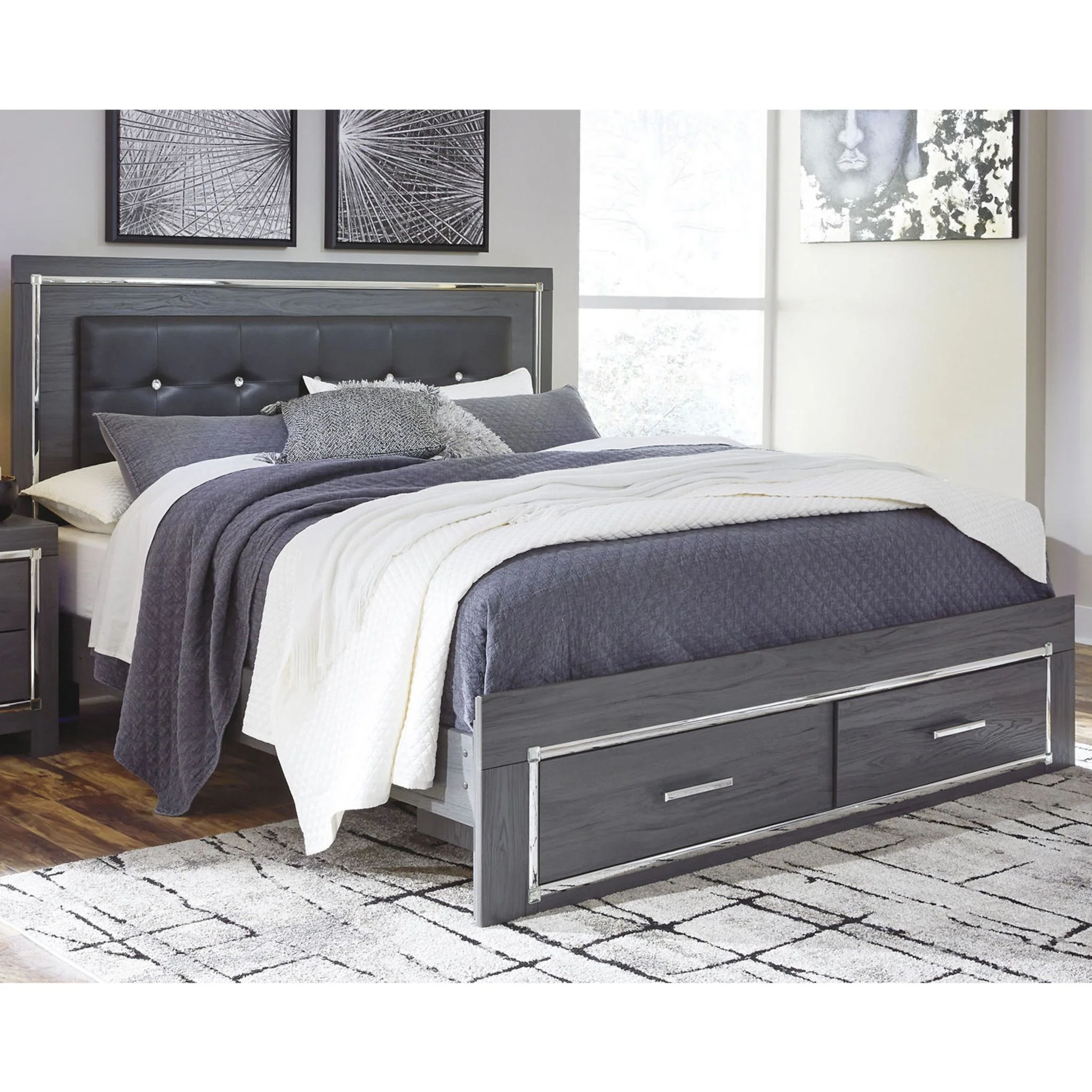Lodanna Storage Panel Bed - Gray - Image 41