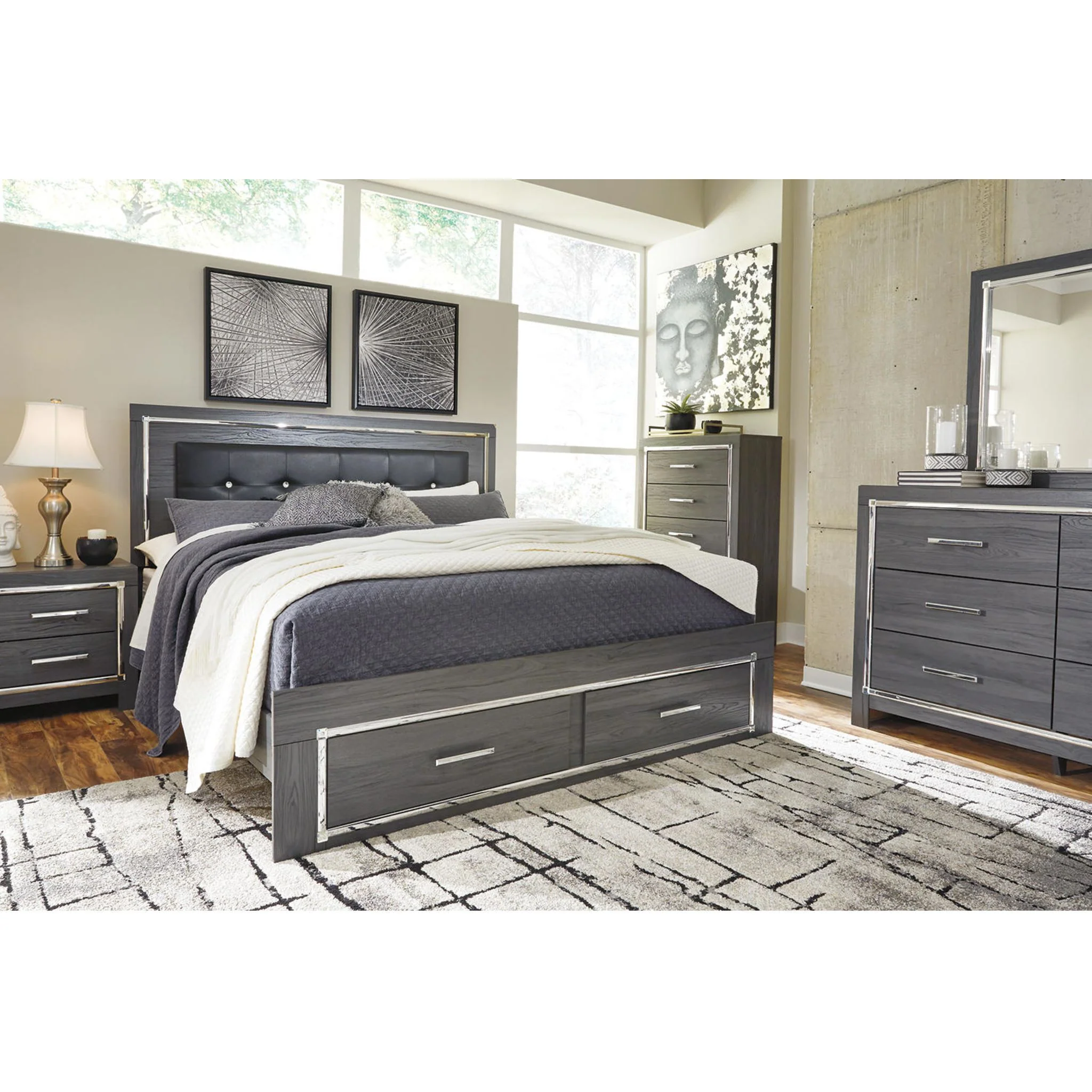 Lodanna Storage Panel Bed - Gray - Image 43