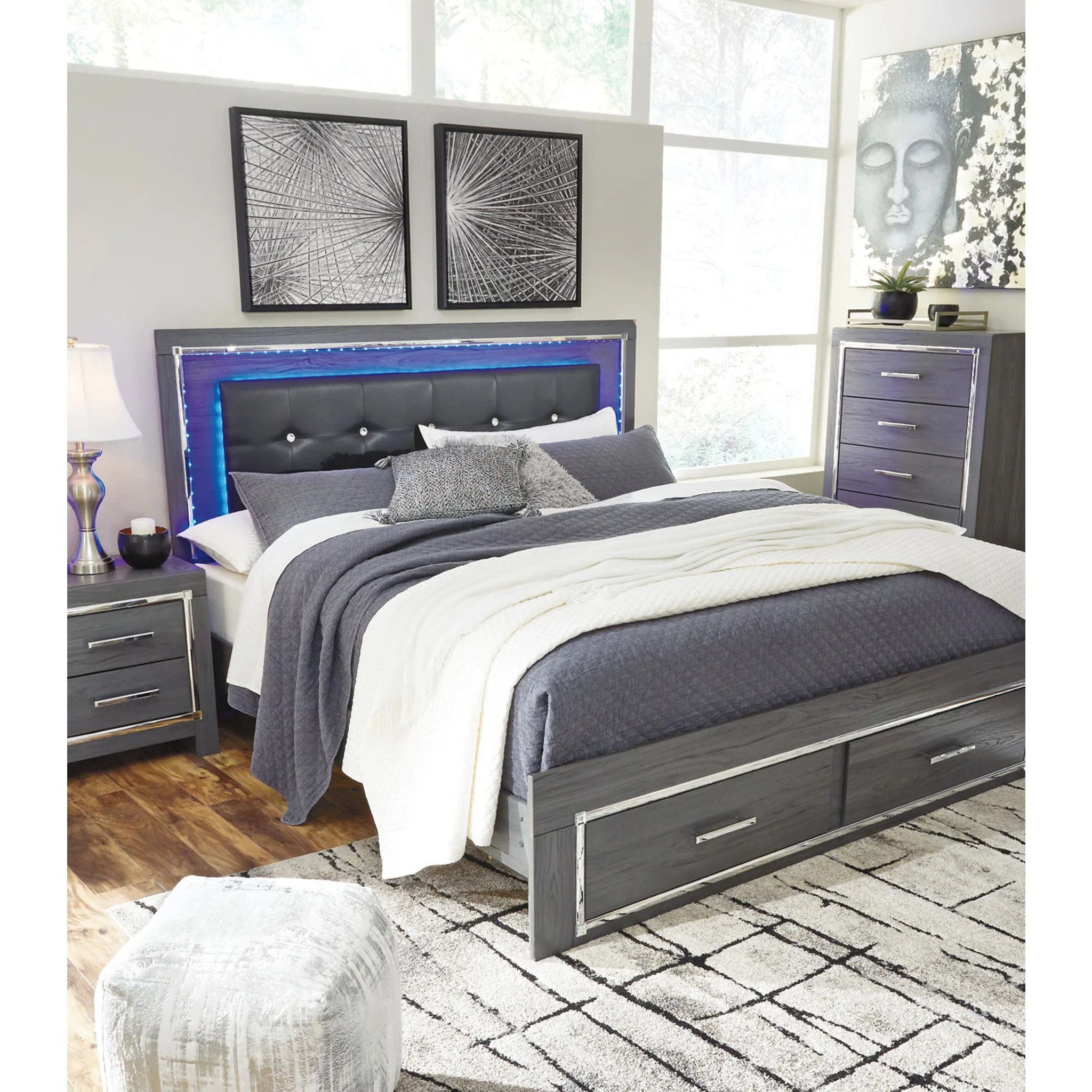 Lodanna Storage Panel Bed - Gray - Image 47