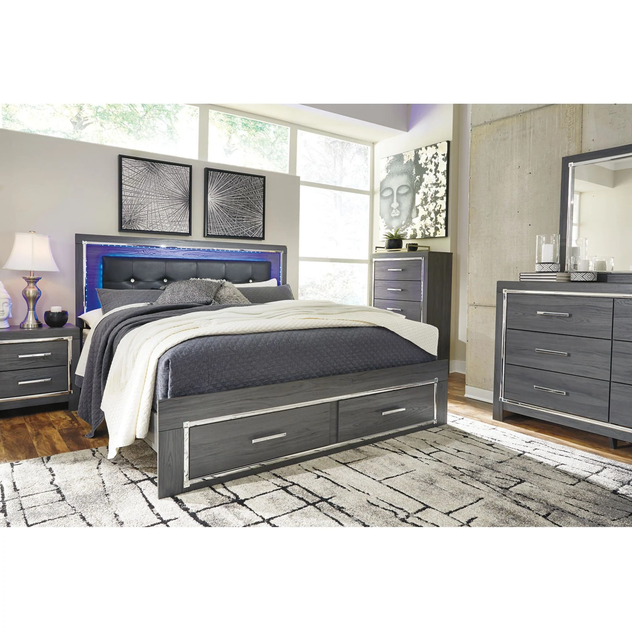 Lodanna Storage Panel Bed - Gray - Image 61