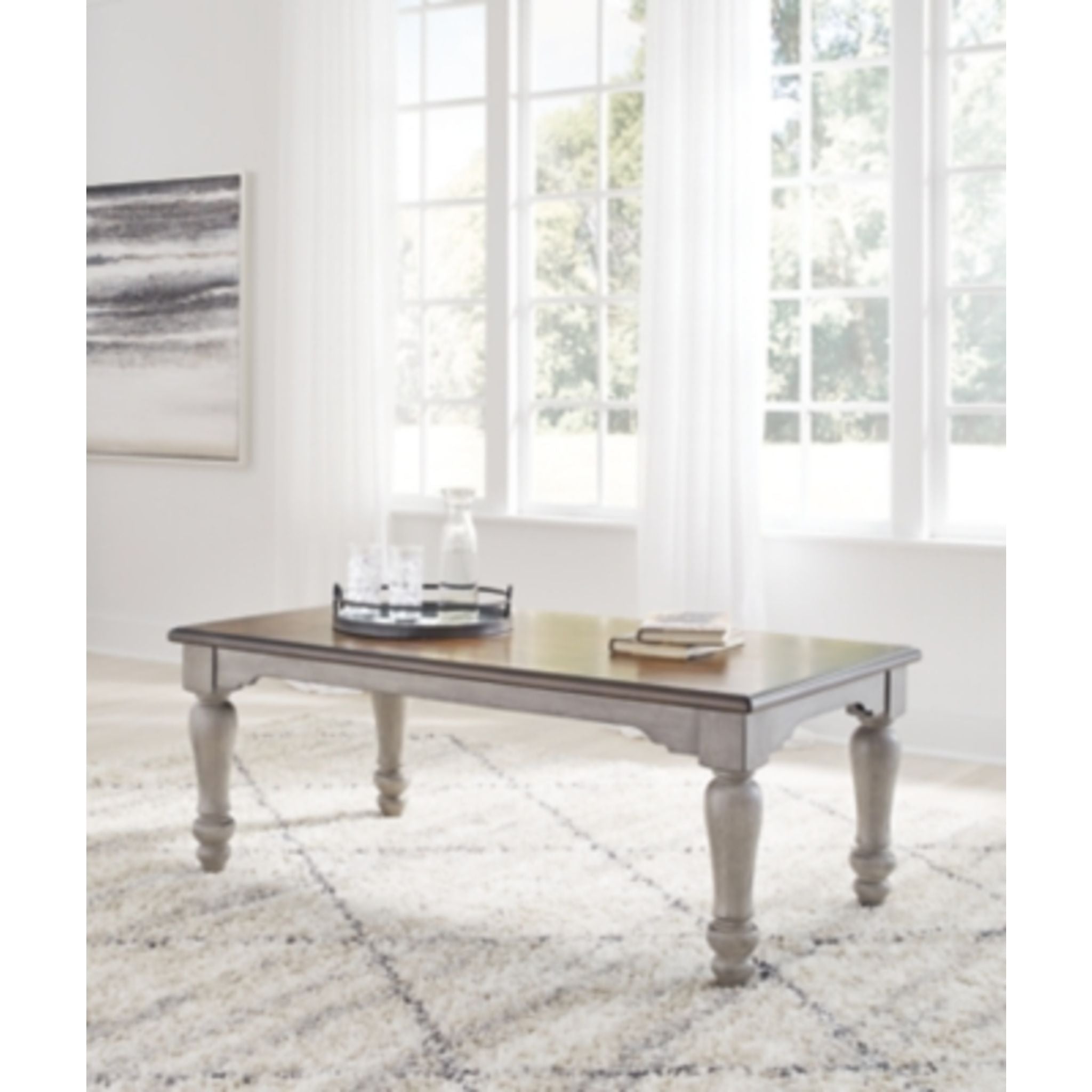 Lodenbay Coffee Table - Antique Gray/Brown - Image 2
