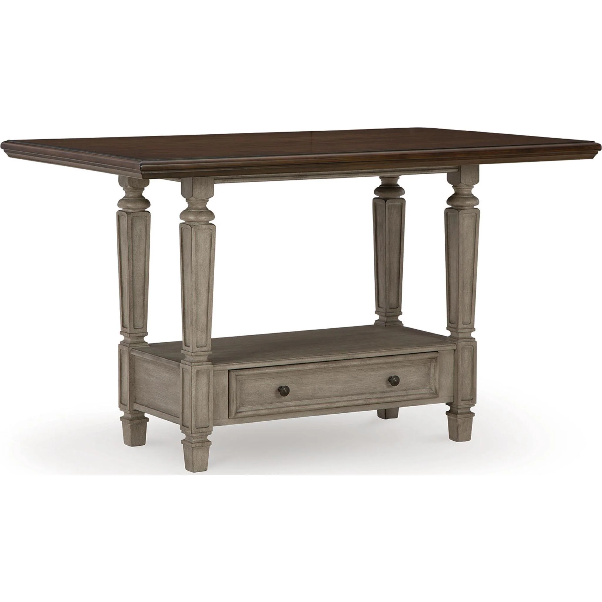 Lodenbay Counter Height Table - Antique Gray - (D751-13)