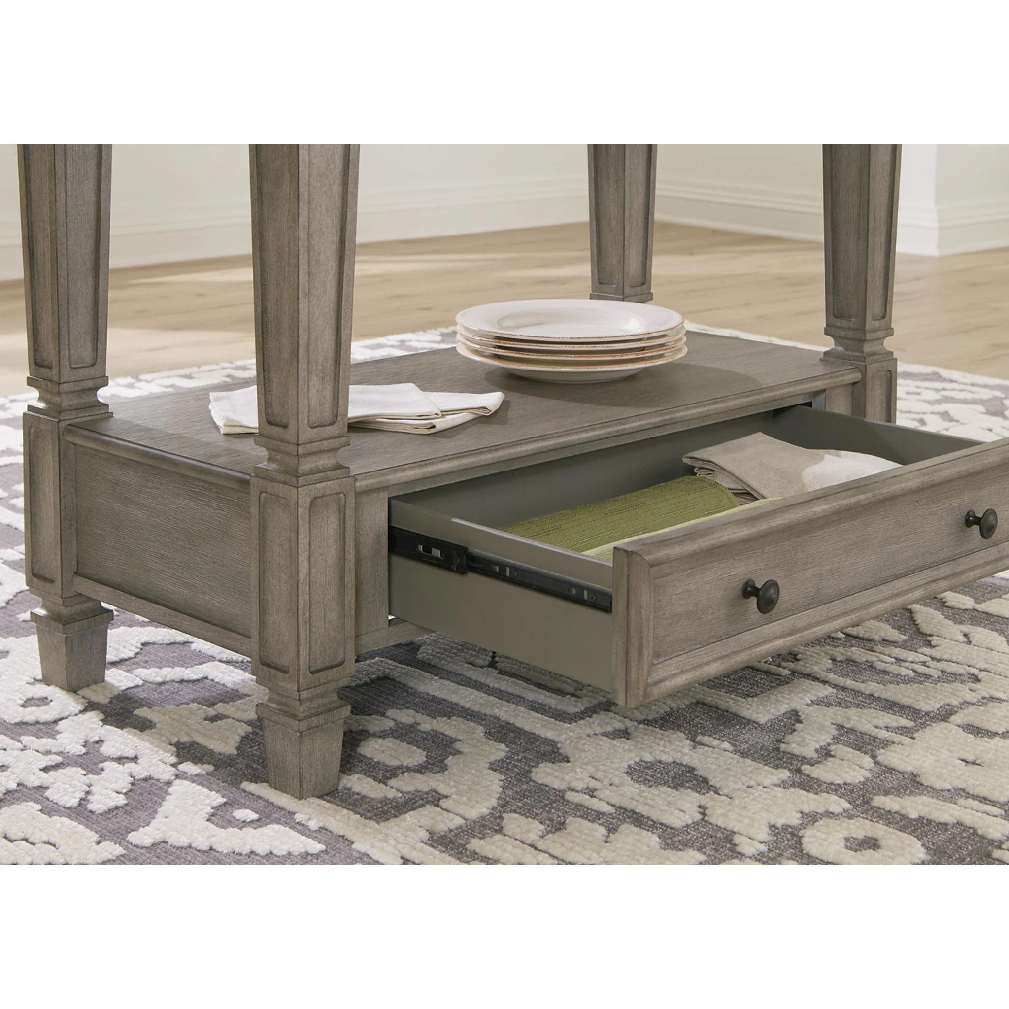 Lodenbay Counter Height Table - Antique Gray - (D751-13) - Image 3