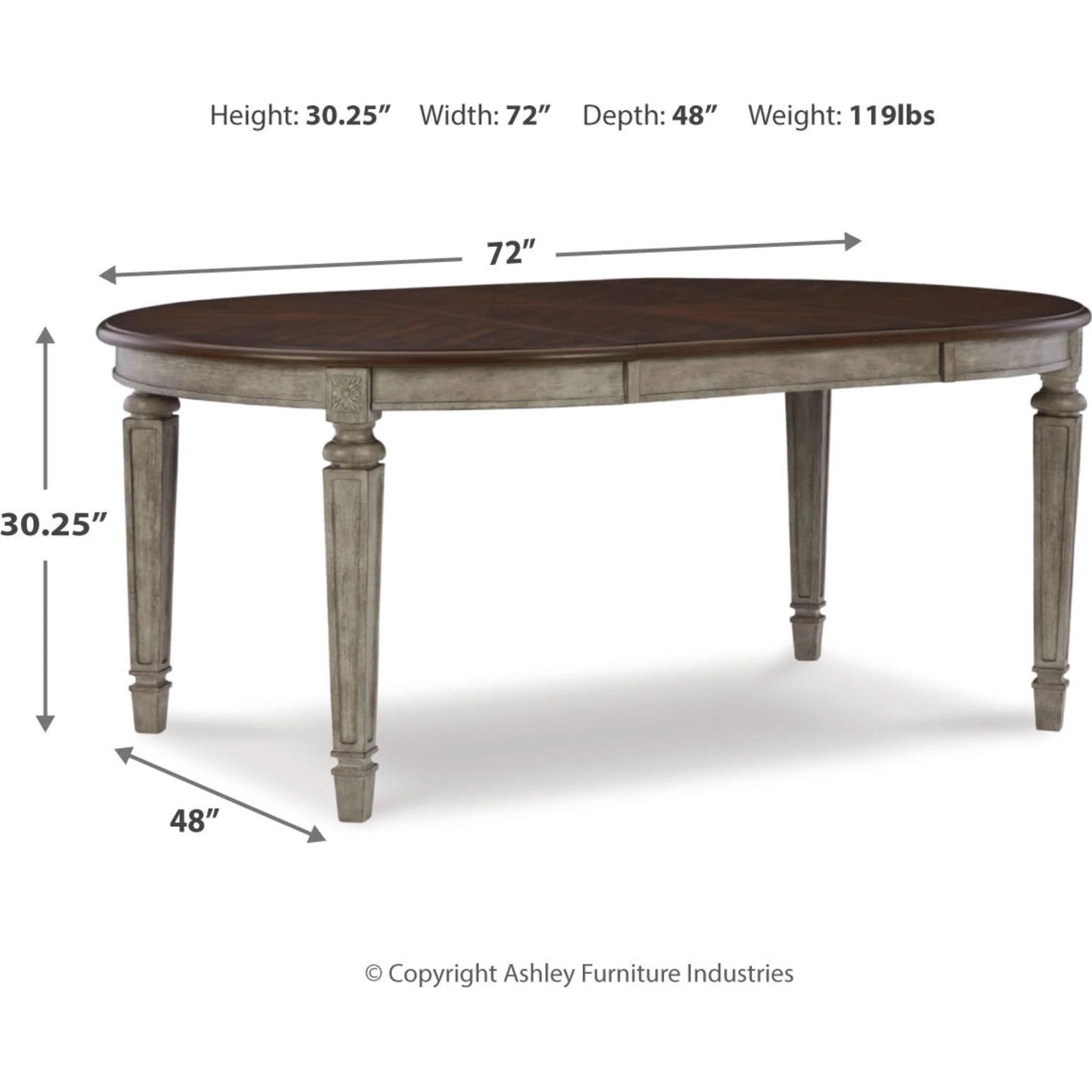 Lodenbay Dining Extension Table - Two-tone - (D751-35) - Image 5