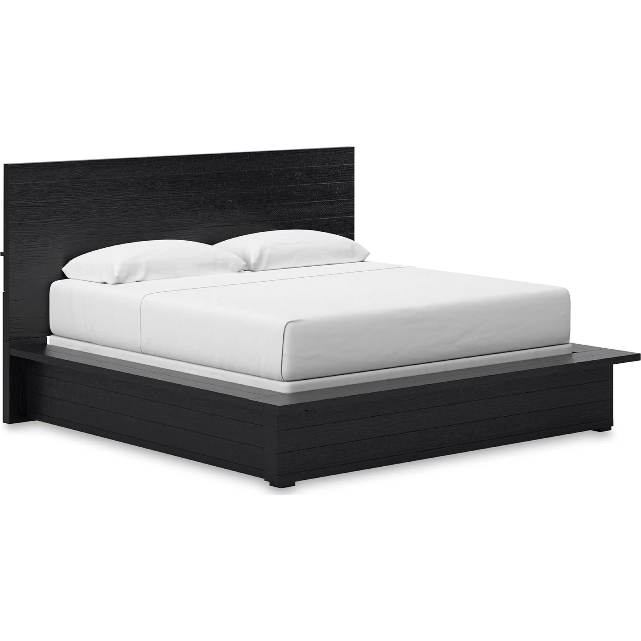 Londer King Panel Bed - Black