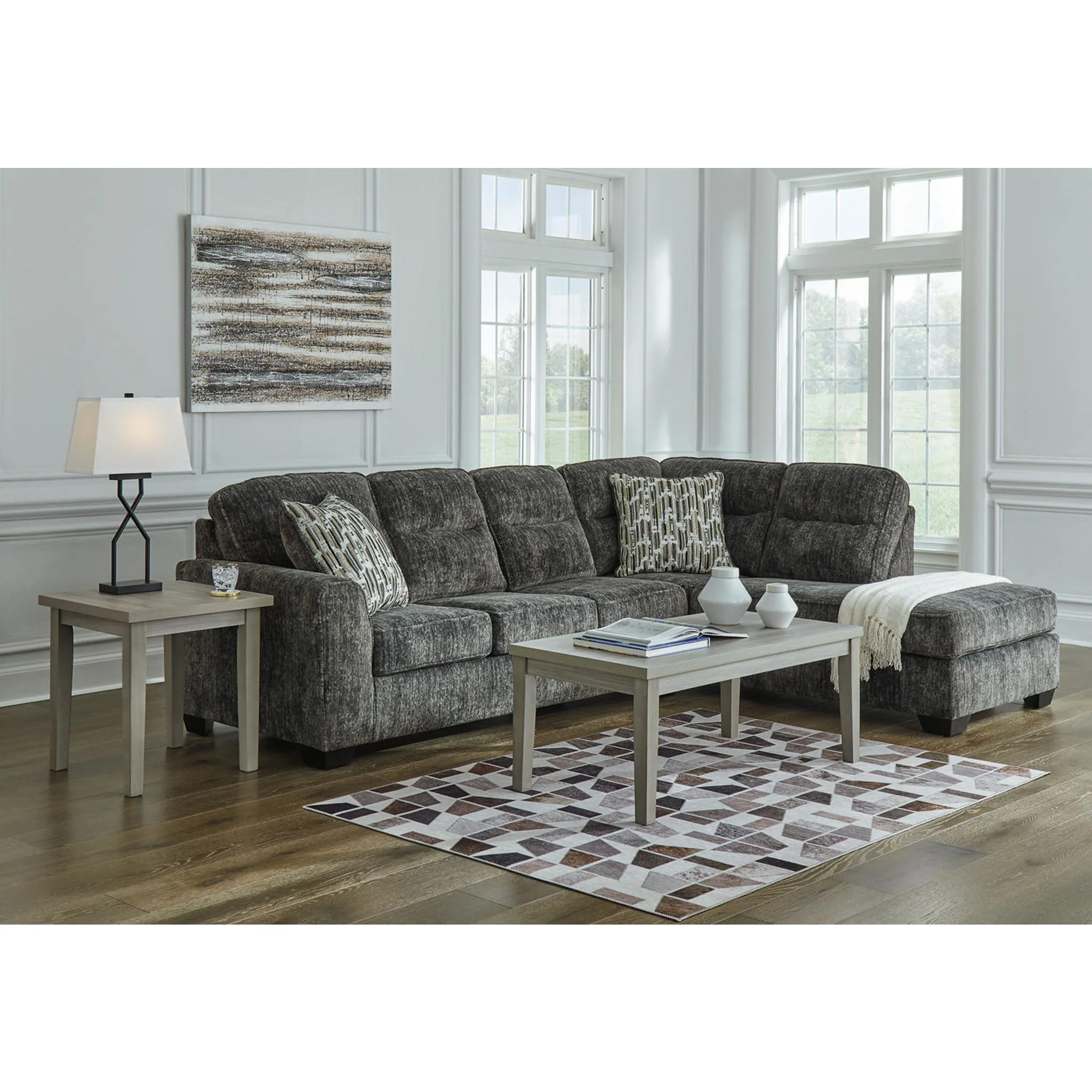 Lonoke 2 Piece Sectional with Chaise - Image 2
