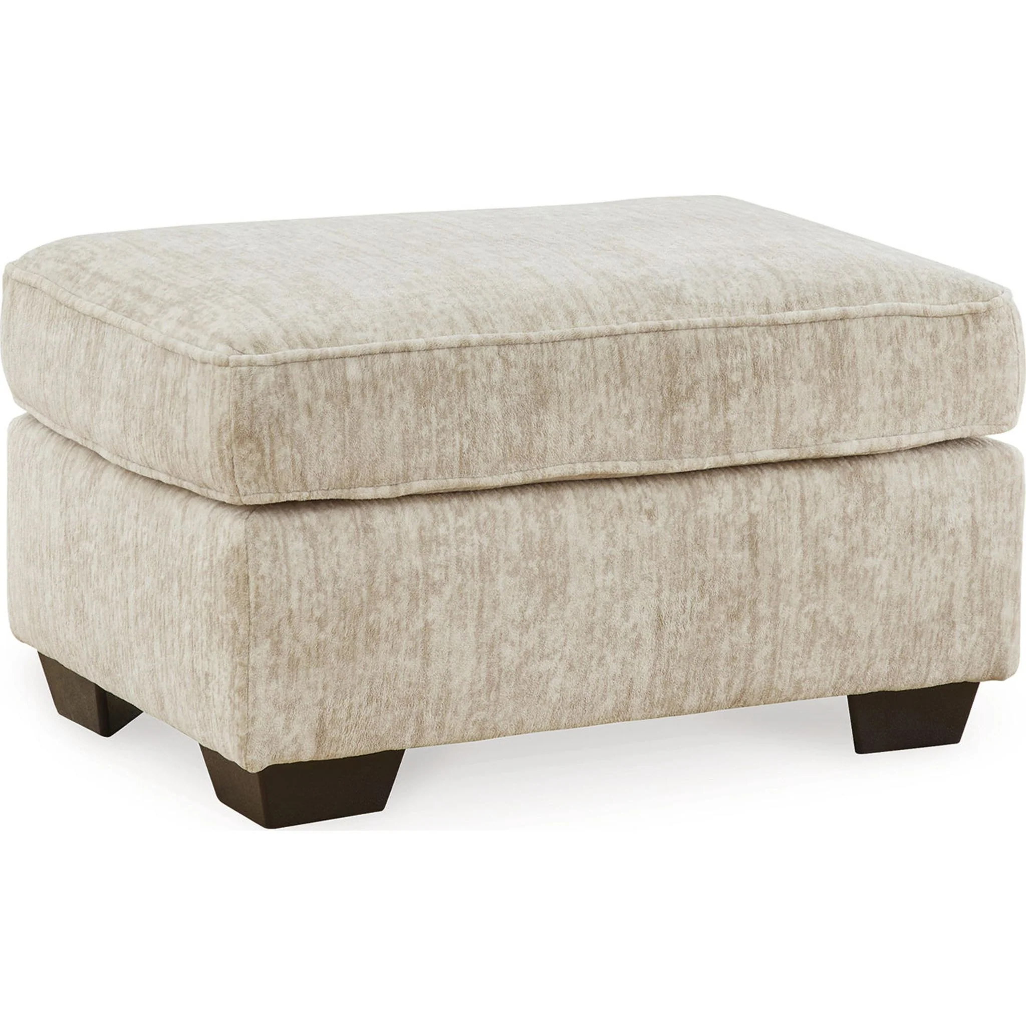 Lonoke Ottoman - Parchment