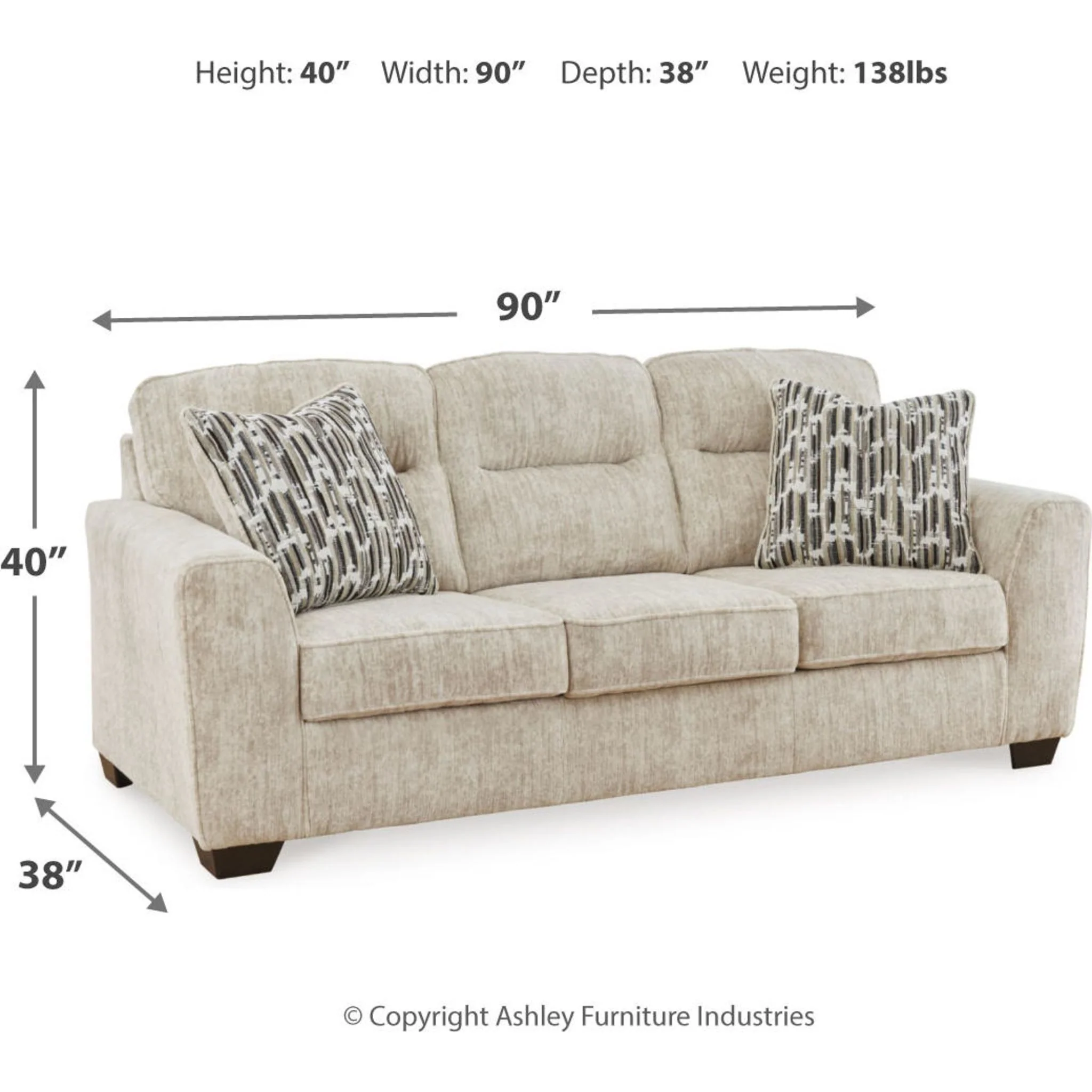 Lonoke Sofa - Parchment - Image 6