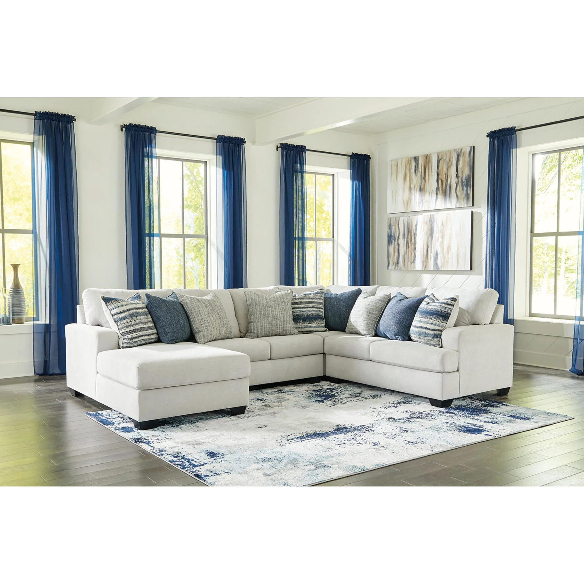 Lowder 4 Piece Sectional with Chaise - Image 2