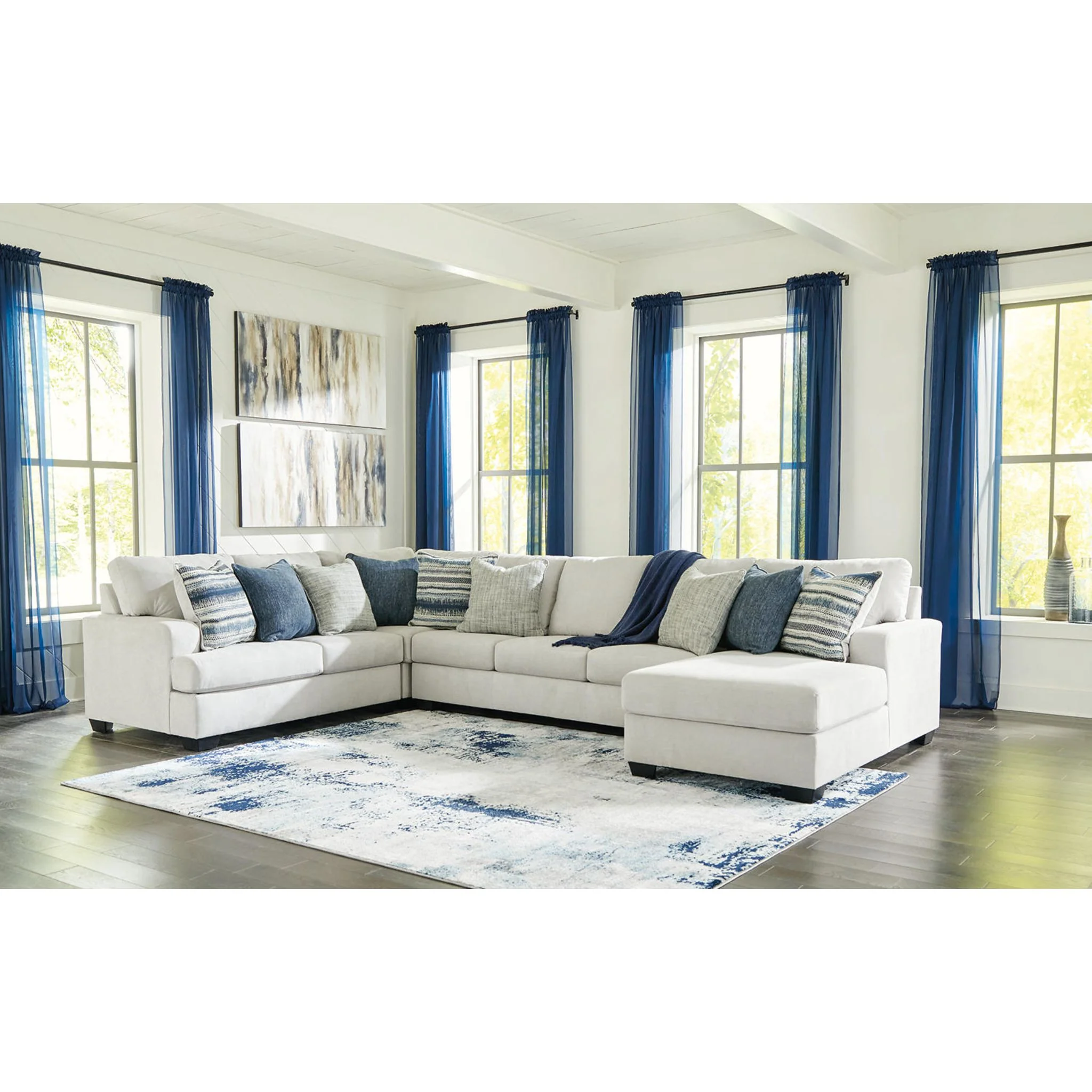 Lowder 4 Piece Sectional with Chaise - Image 2