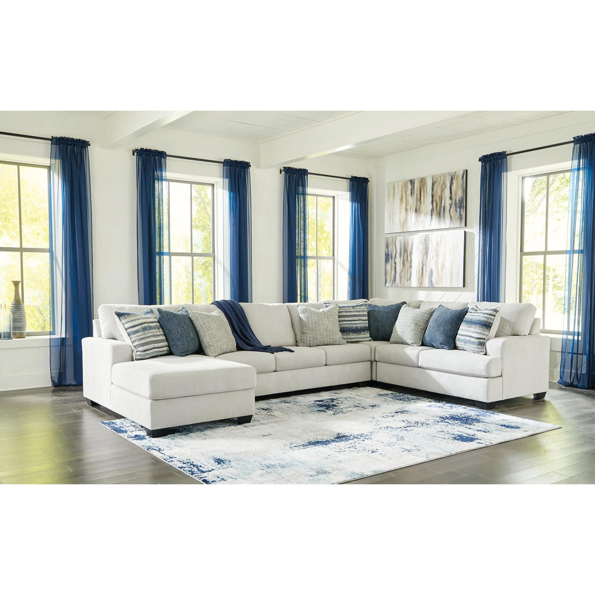 Lowder 4 Piece Sectional with Chaise - Image 2
